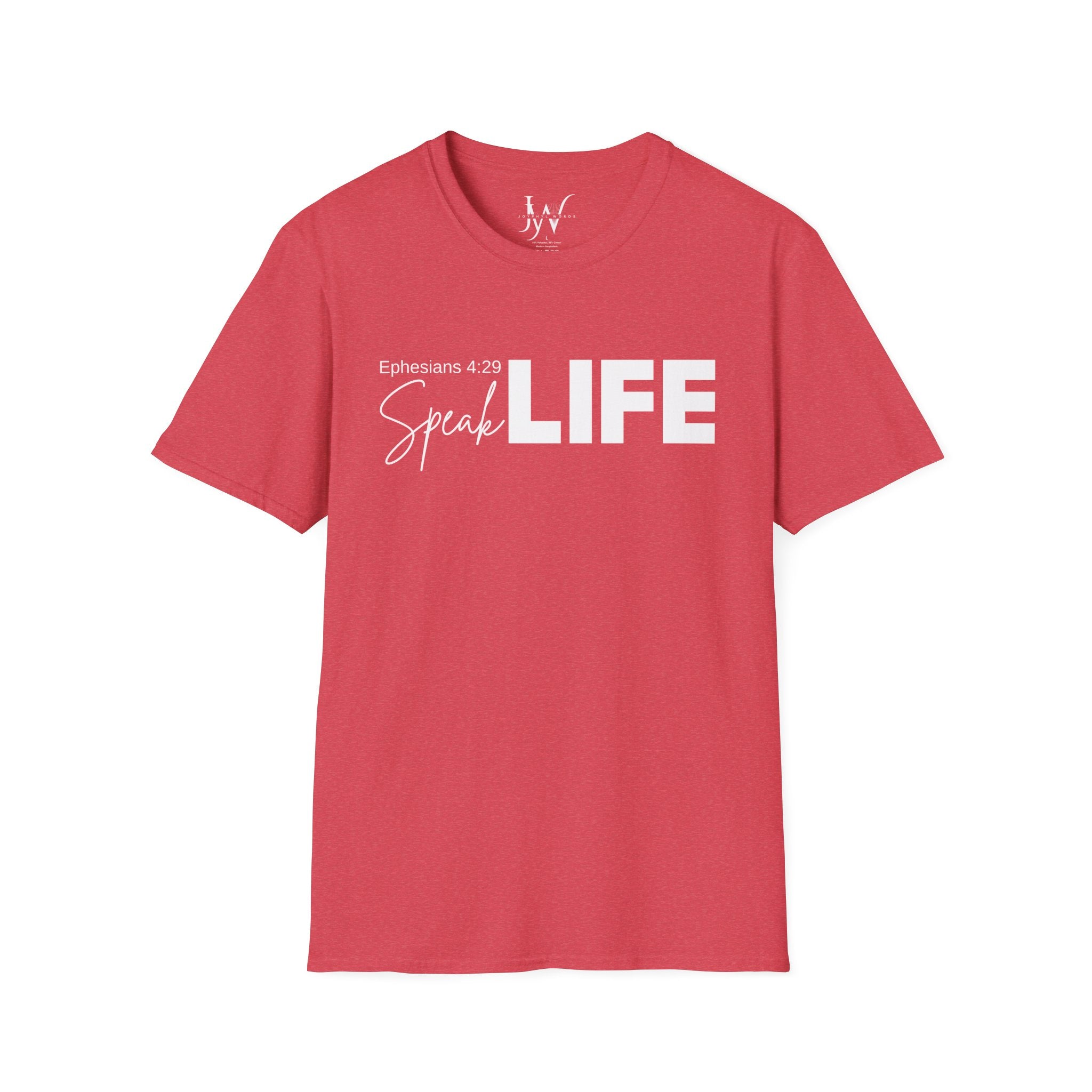 Speak Life Ephesians 4:29 Scripture T-Shirt