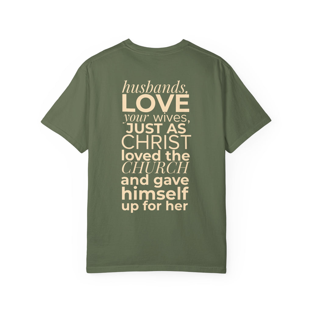 Ephesians 5:25 Scripture T-Shirt — Husbands, Love Your Wives