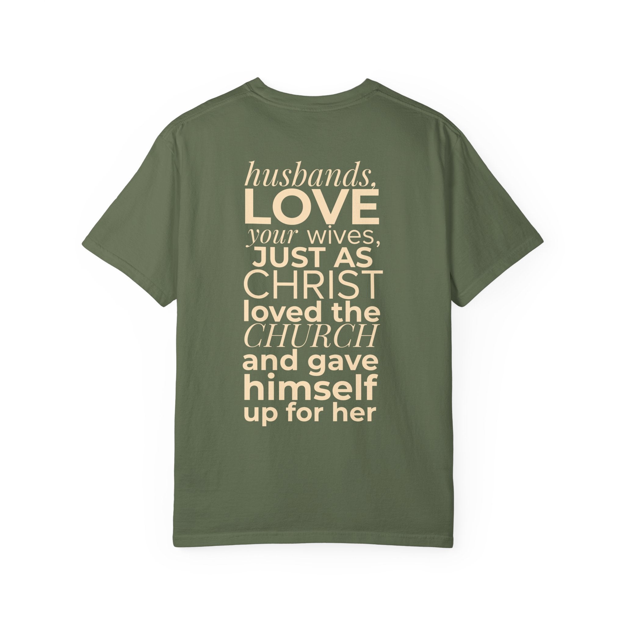 Ephesians 5:25 Scripture T-Shirt — Husbands, Love Your Wives
