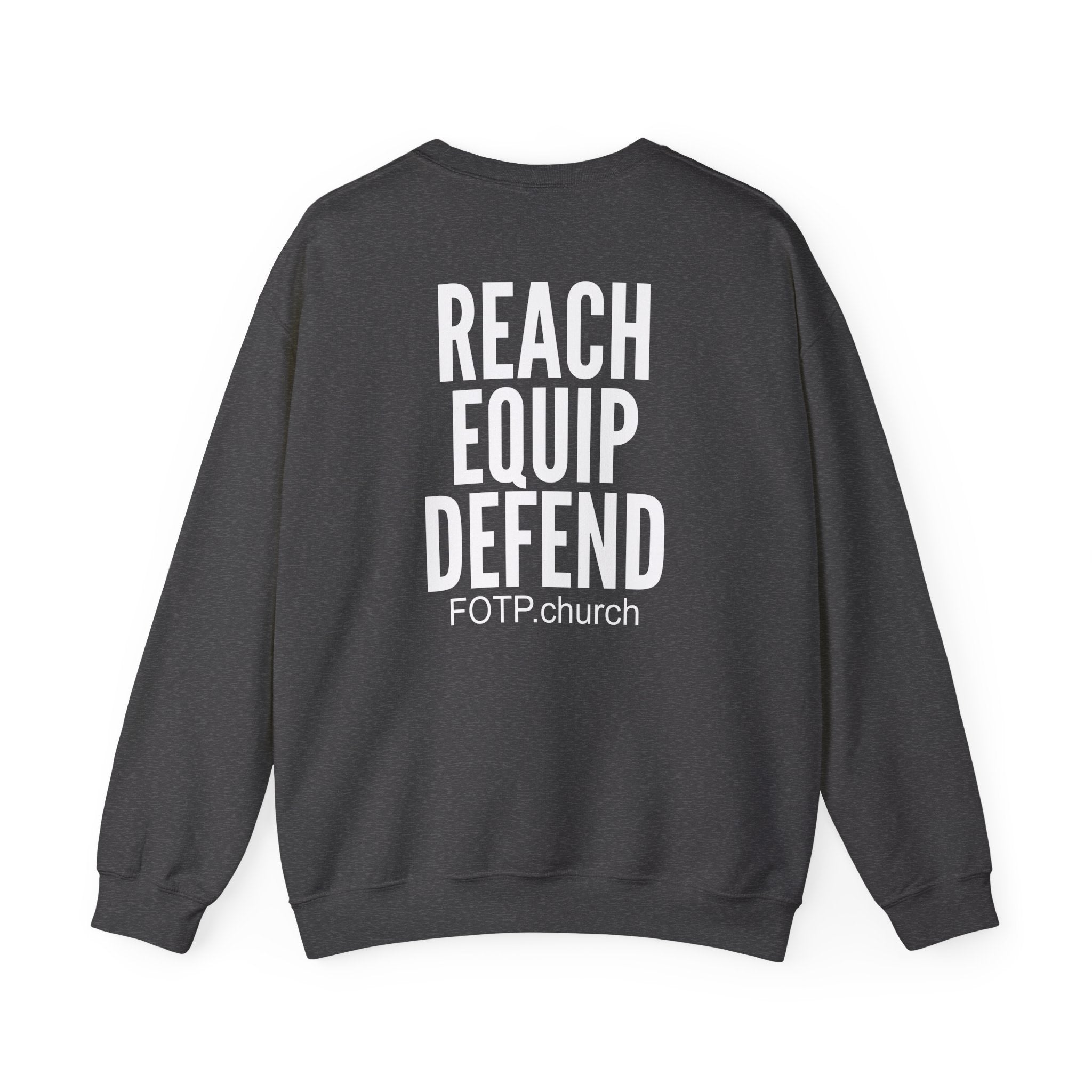 'HOME' Front Logo & 'REACH EQUIP DEFEND' Pullover