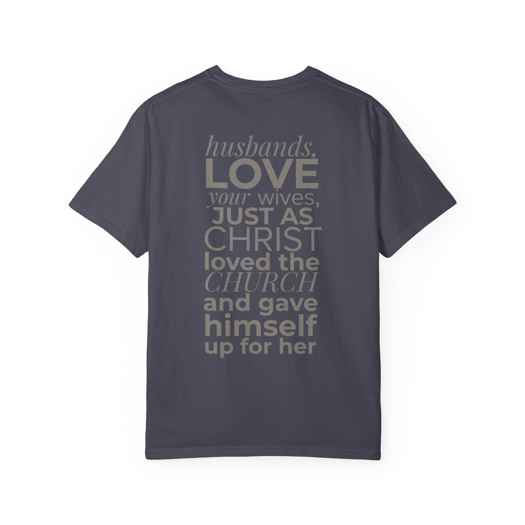 Ephesians 5:25 Scripture T-Shirt — Husbands, Love Your Wives
