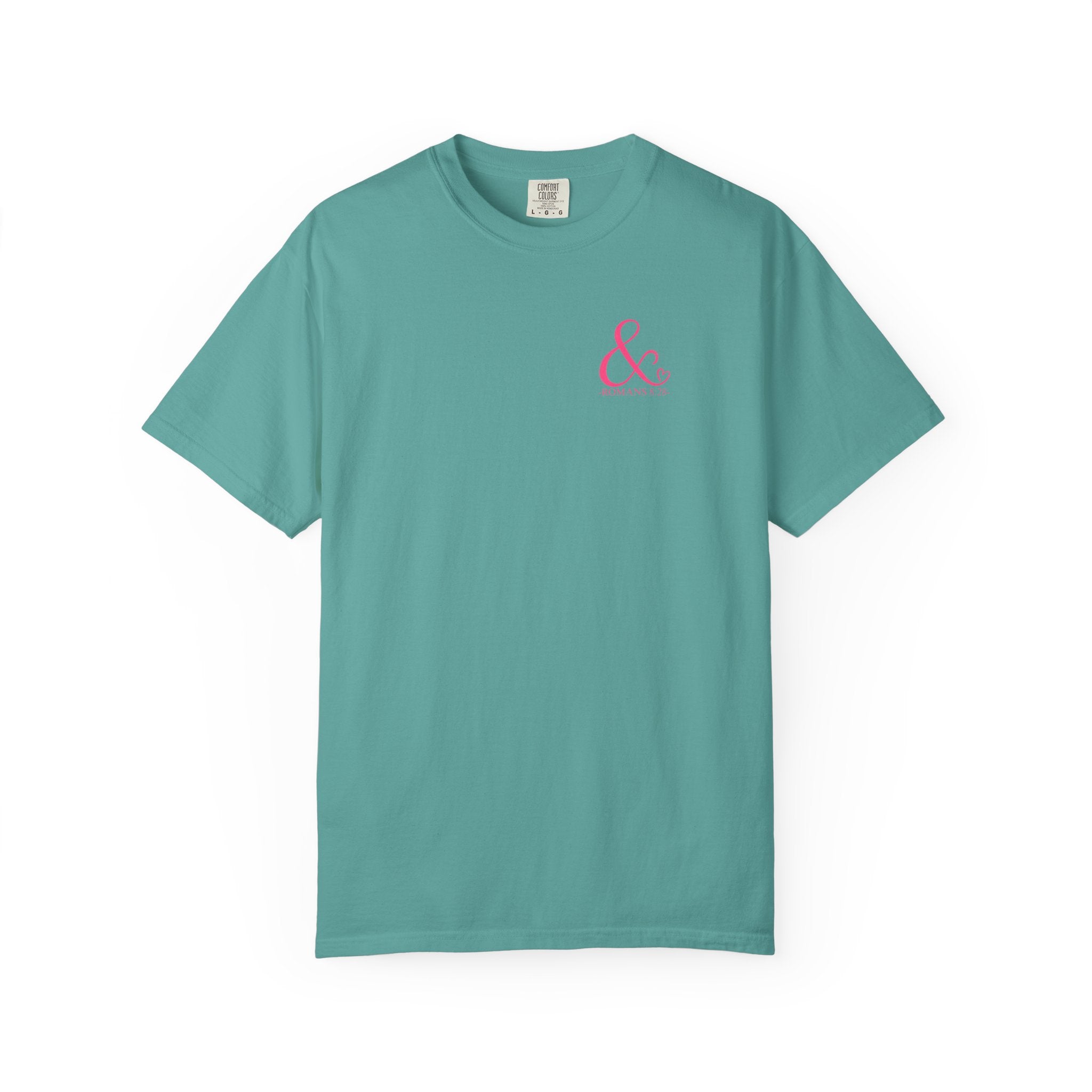Ampersand Heart T-Shirt — Romans 8:28 Tee