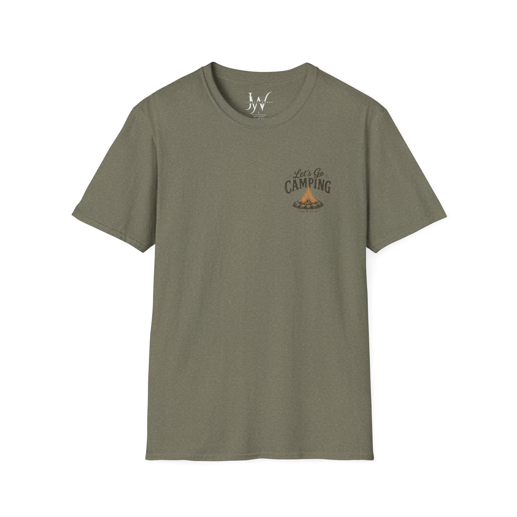 Camp More Worry Less T-Shirt - Psalm 46:10