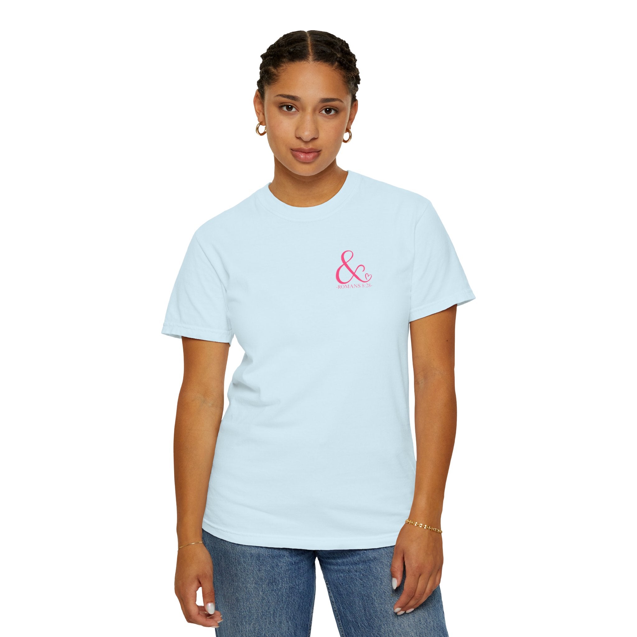 Ampersand Heart T-Shirt — Romans 8:28 Tee