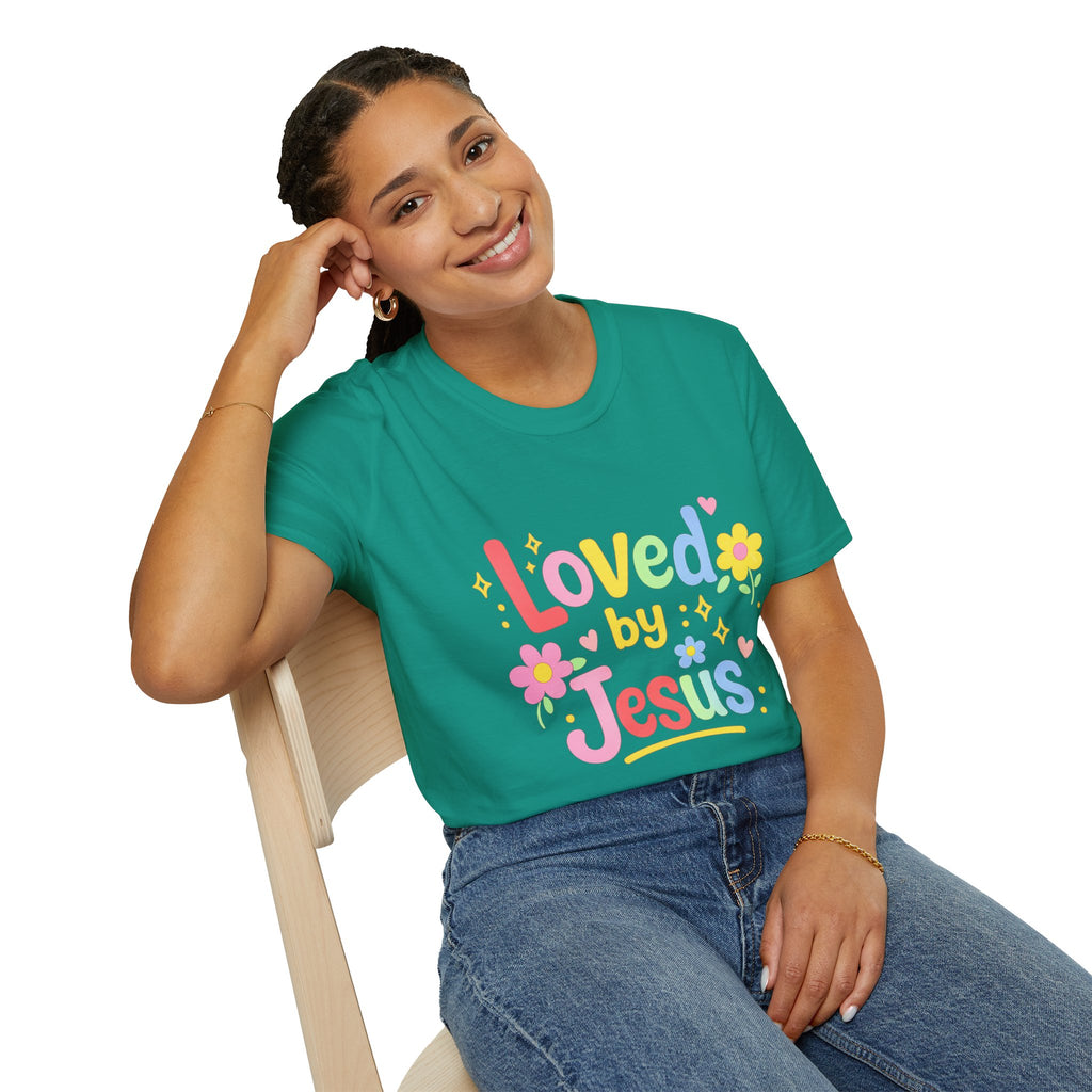 Loved by Jesus Colorful T-Shirt