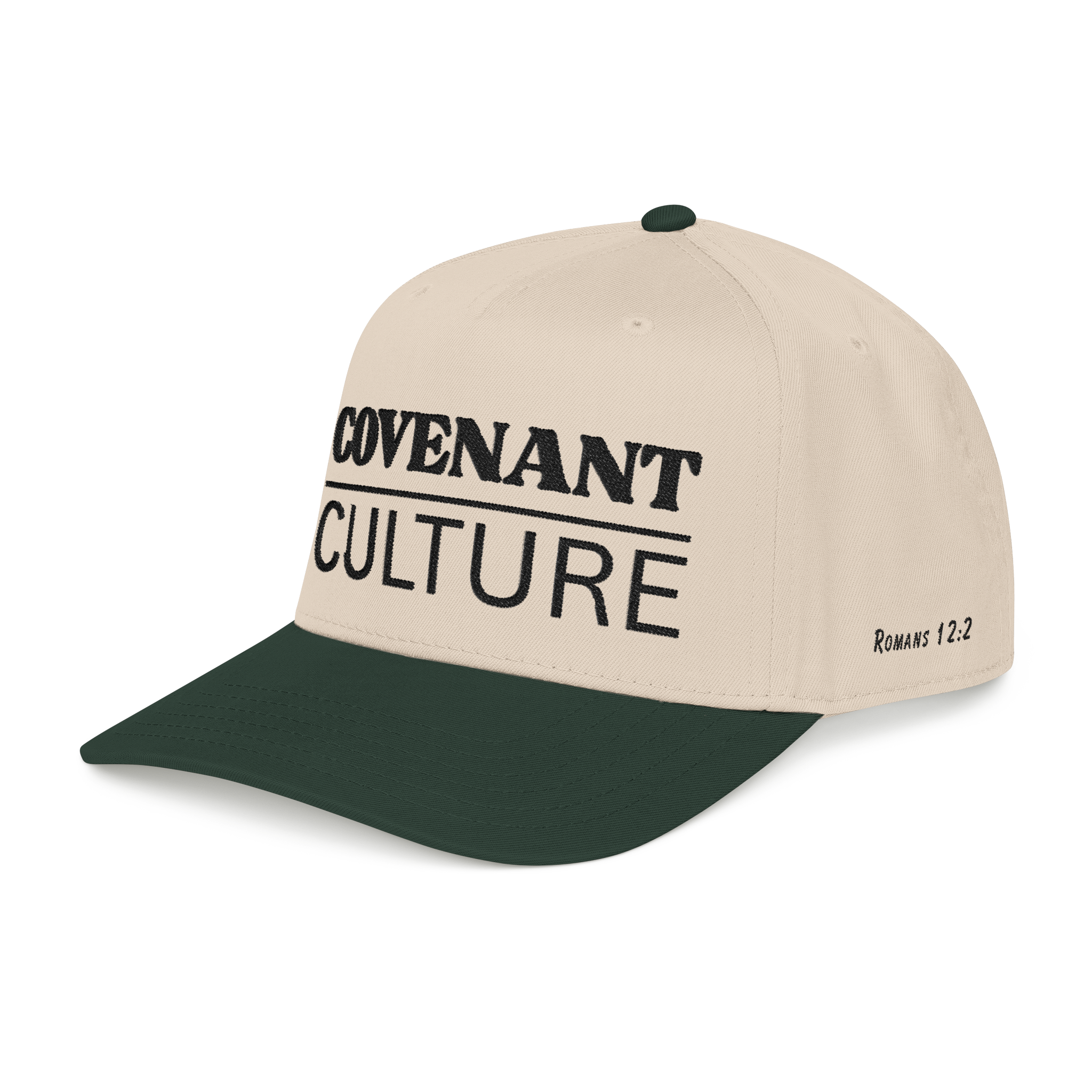Covenant Over Culture  — "Romans 12:2" Mid Profile Baseball Cap