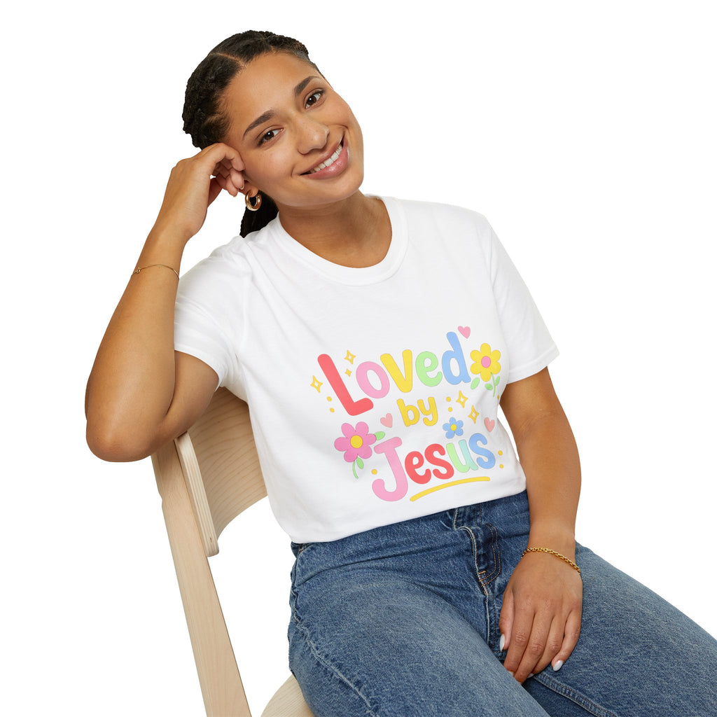 Loved by Jesus Colorful T-Shirt