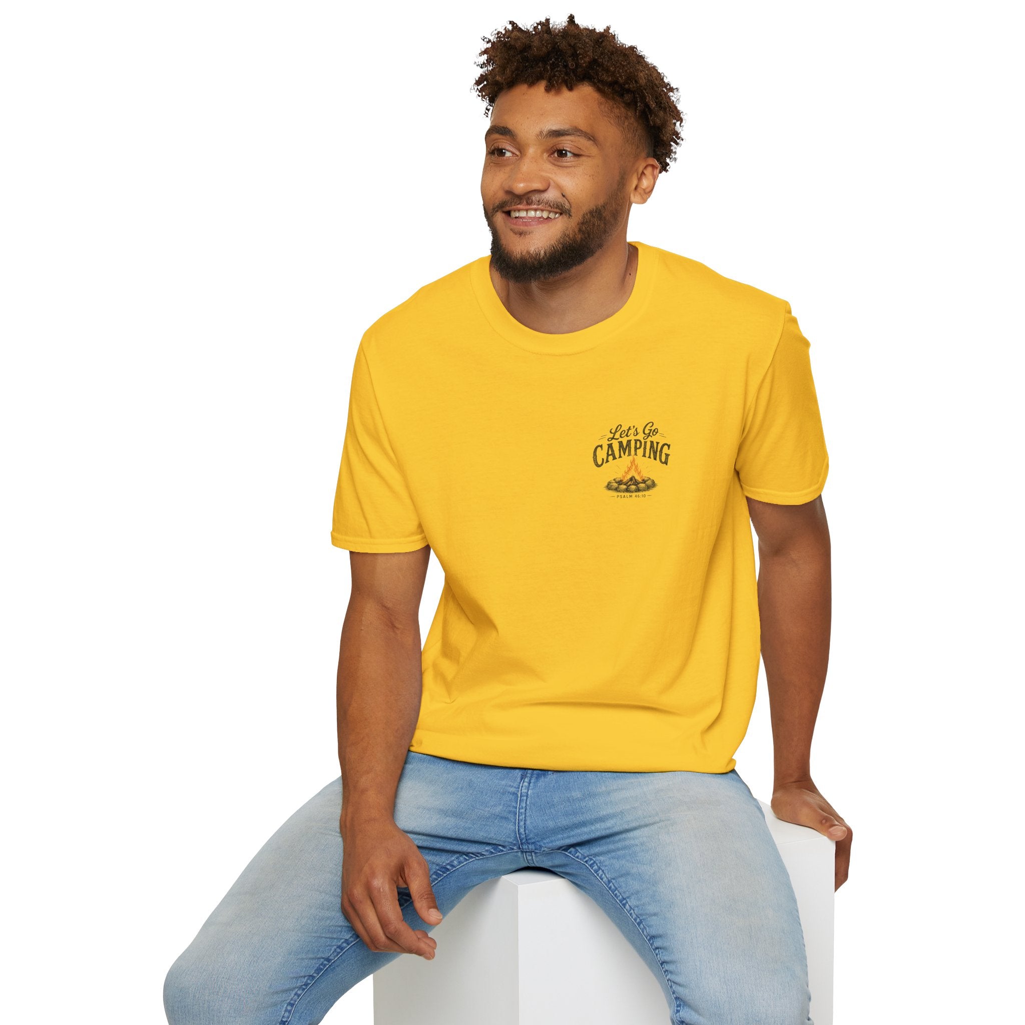 Camp More Worry Less T-Shirt - Psalm 46:10