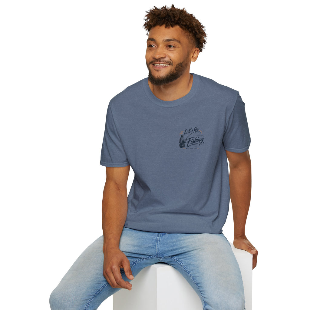 Fishing T-Shirt — "I Will Make You Fishers of Men" Fishing Tee