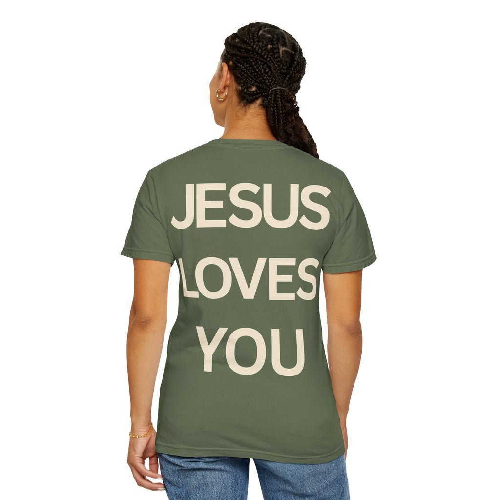 Jesus Loves You Romans 5:8 T-Shirt