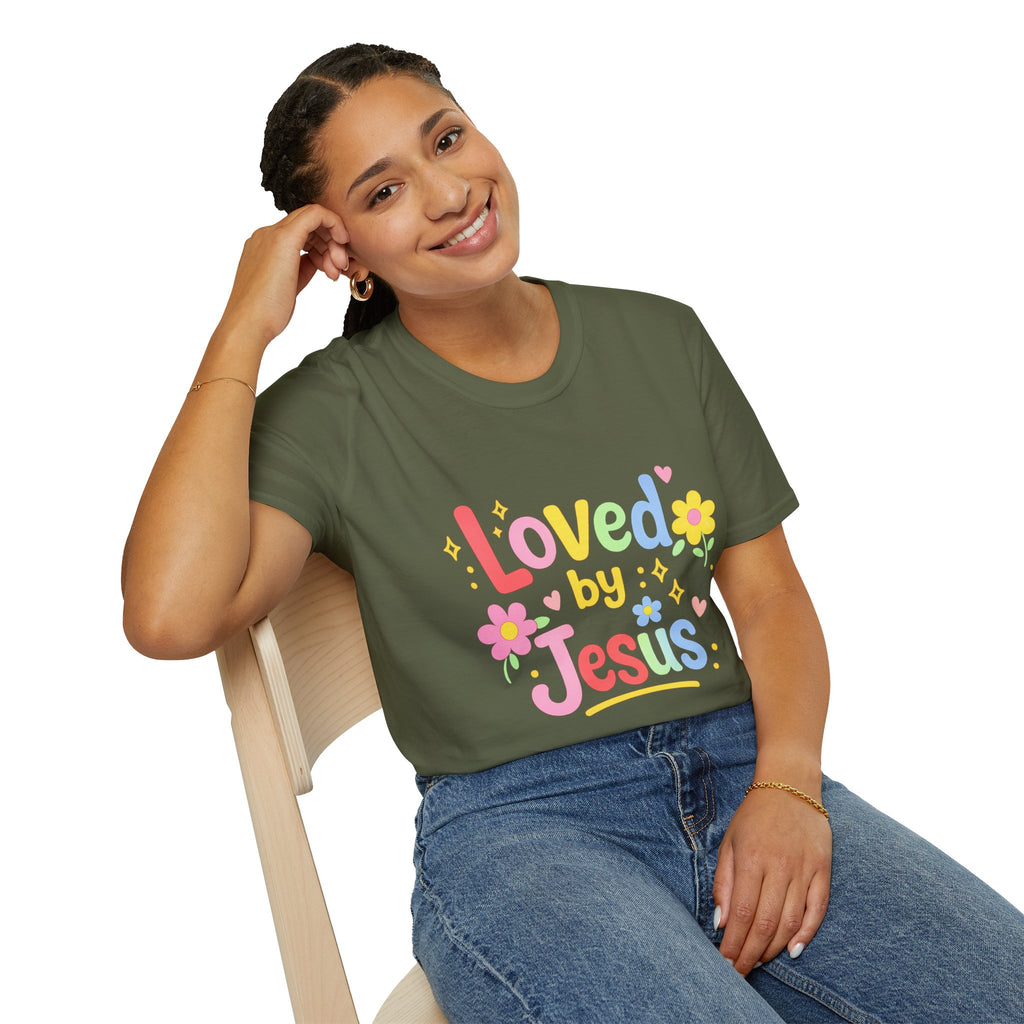 Loved by Jesus Colorful T-Shirt