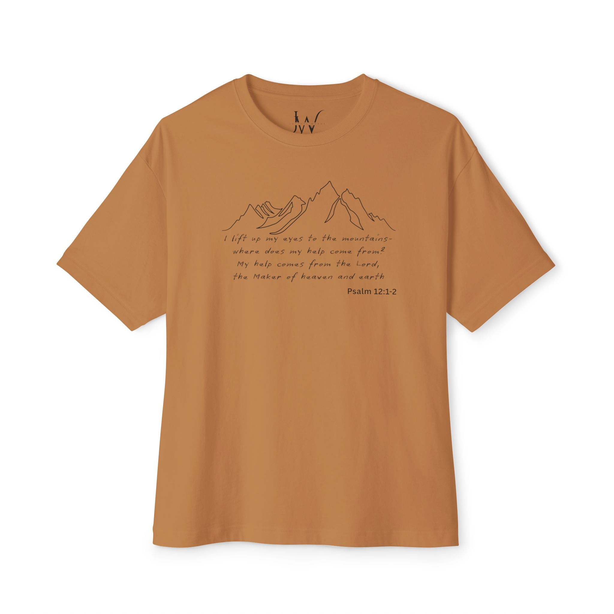 Psalm 12:1-2 Mountain T-Shirt