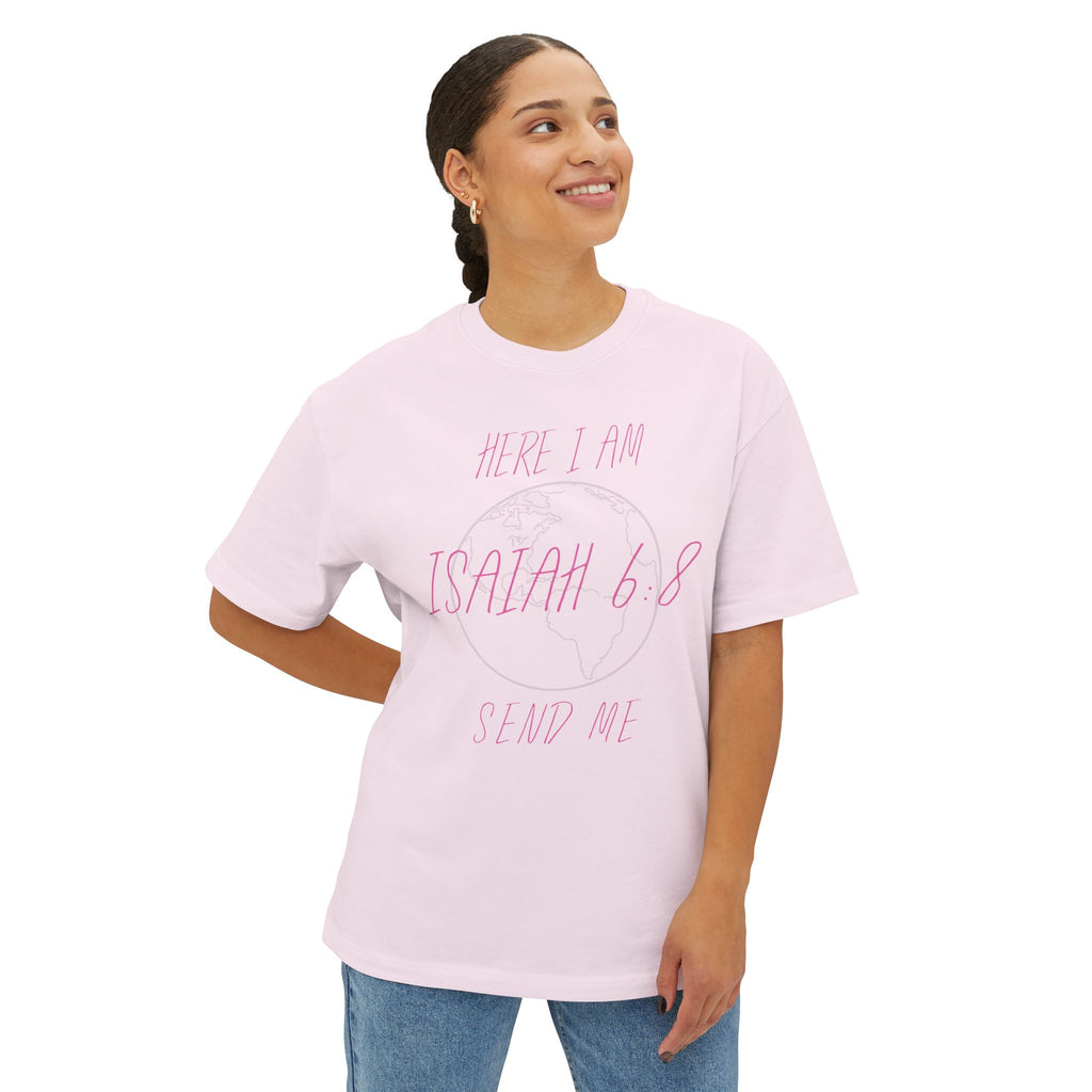 Here I Am Send Me Globe Tee