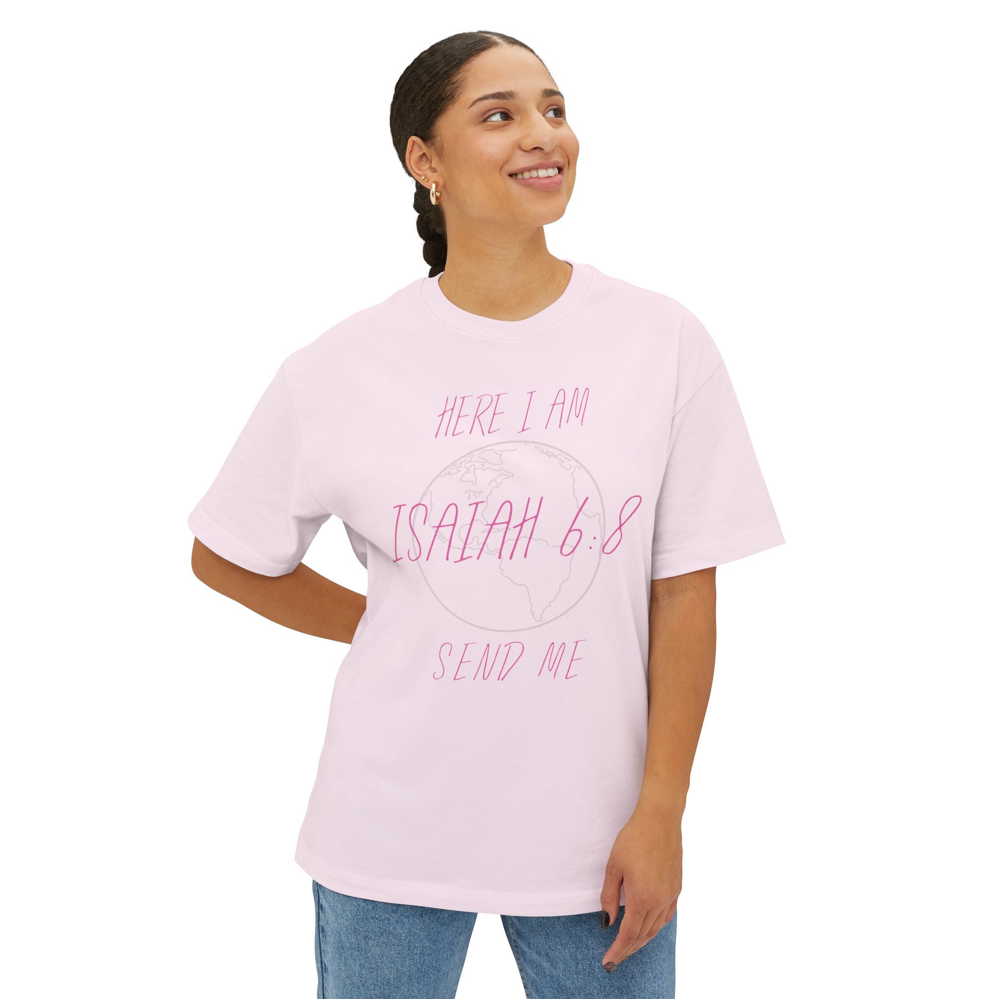 Here I Am Send Me Globe Tee