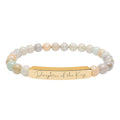 Natural Stone Stretch Bar Bracelet — Daughter of the King
