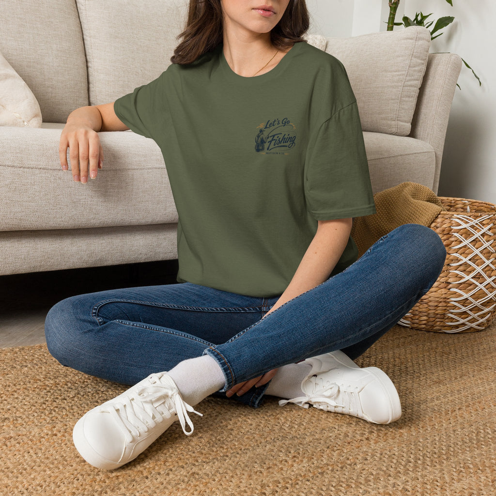 Fishing T-Shirt — "I Will Make You Fishers of Men" Fishing Tee