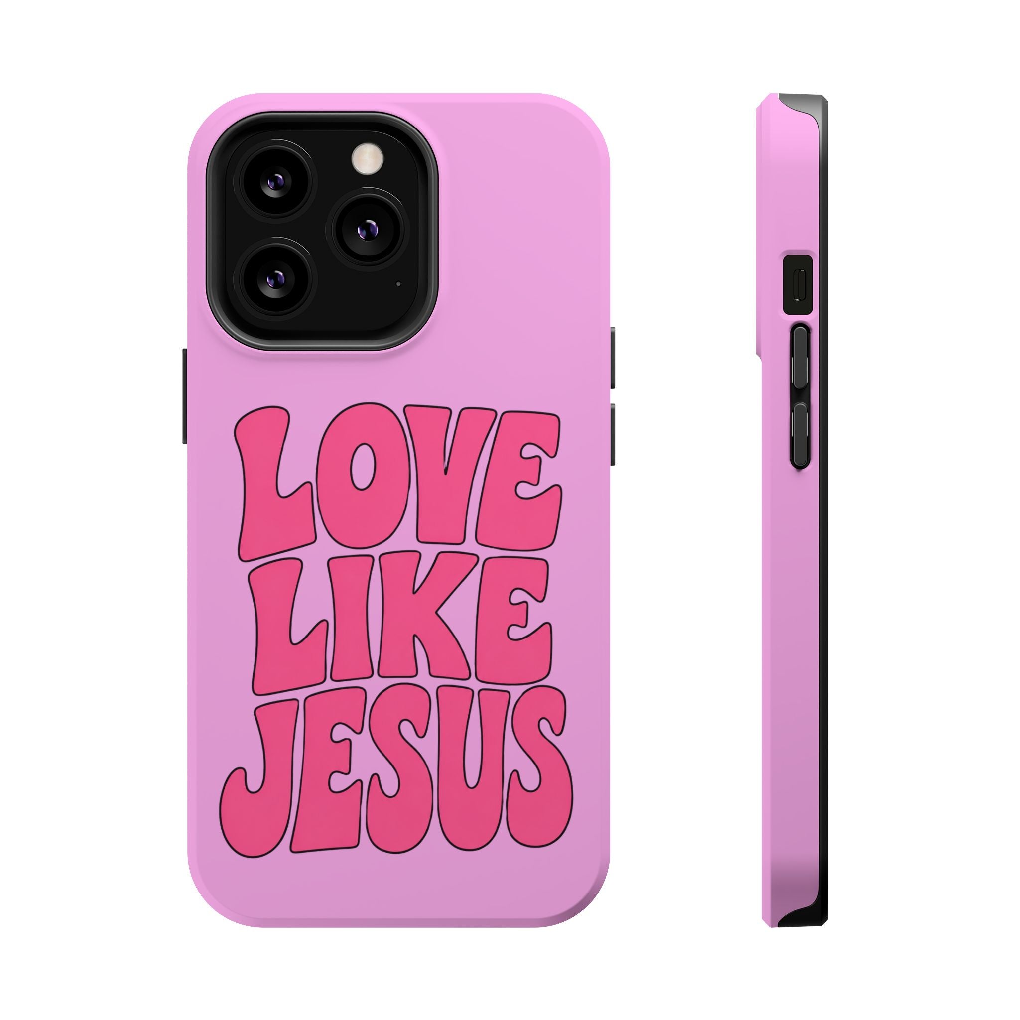 Love Like Jesus Magnetic Phone Case — Impact-Resistant