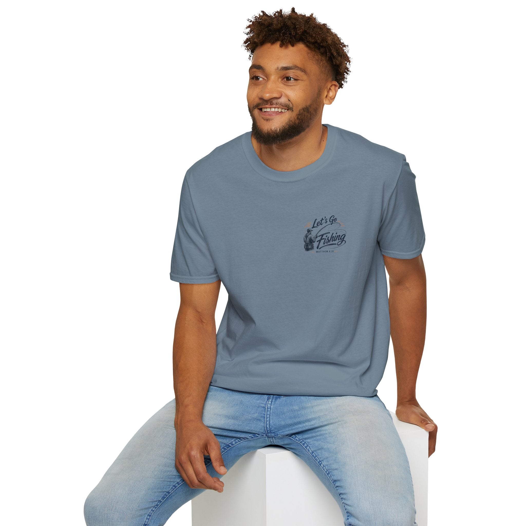 Fishing T-Shirt — "I Will Make You Fishers of Men" Fishing Tee