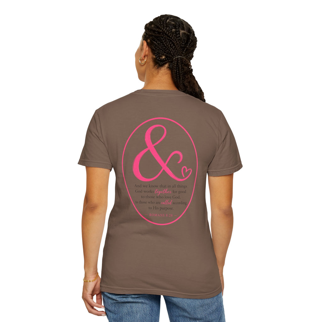 Ampersand Heart T-Shirt — Romans 8:28 Tee