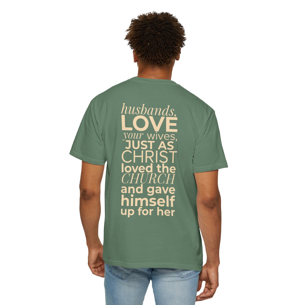 Ephesians 5:25 Scripture T-Shirt — Husbands, Love Your Wives