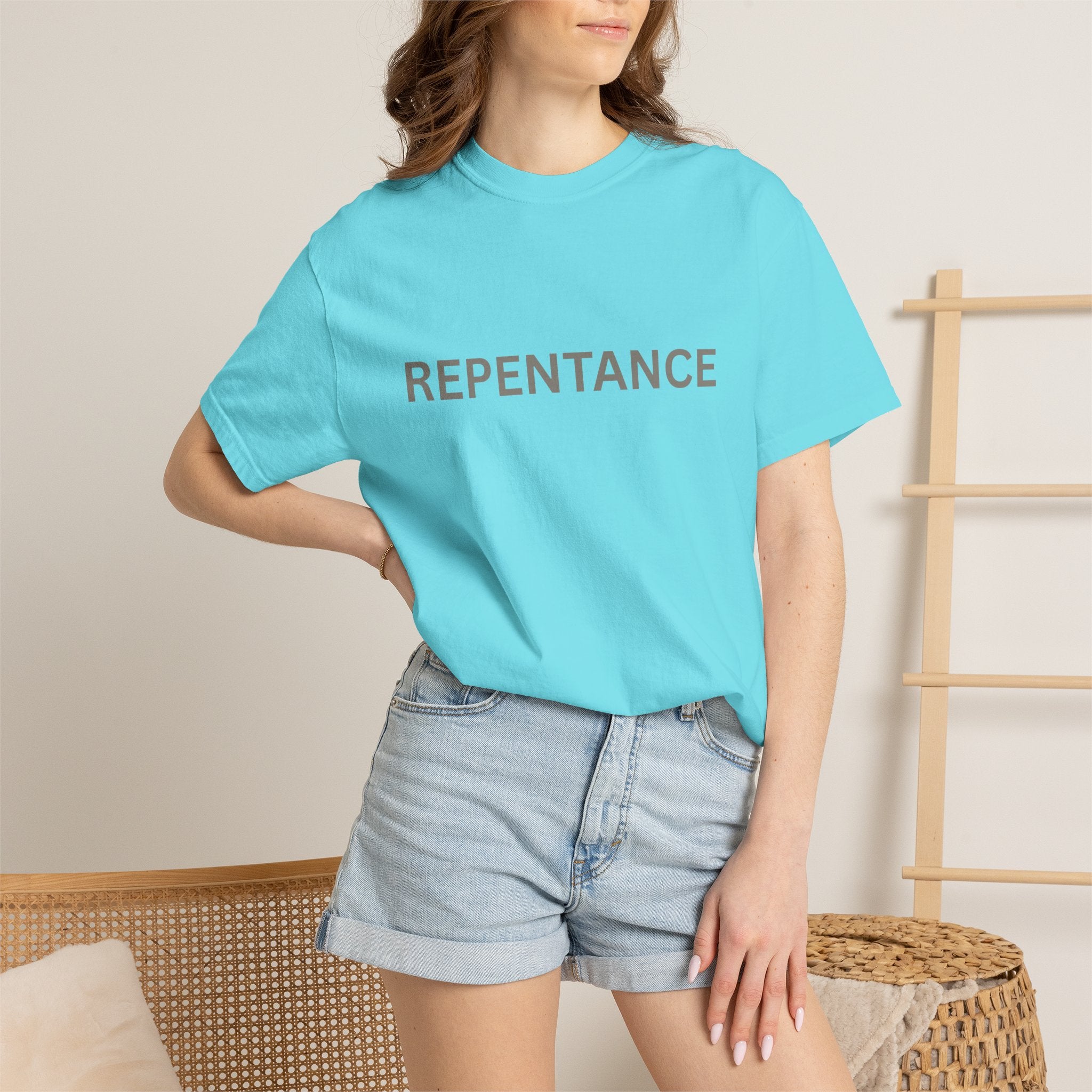 Repentance T-Shirt — "Create in Me a Clean Heart" Psalm 51:10 Christian Tee