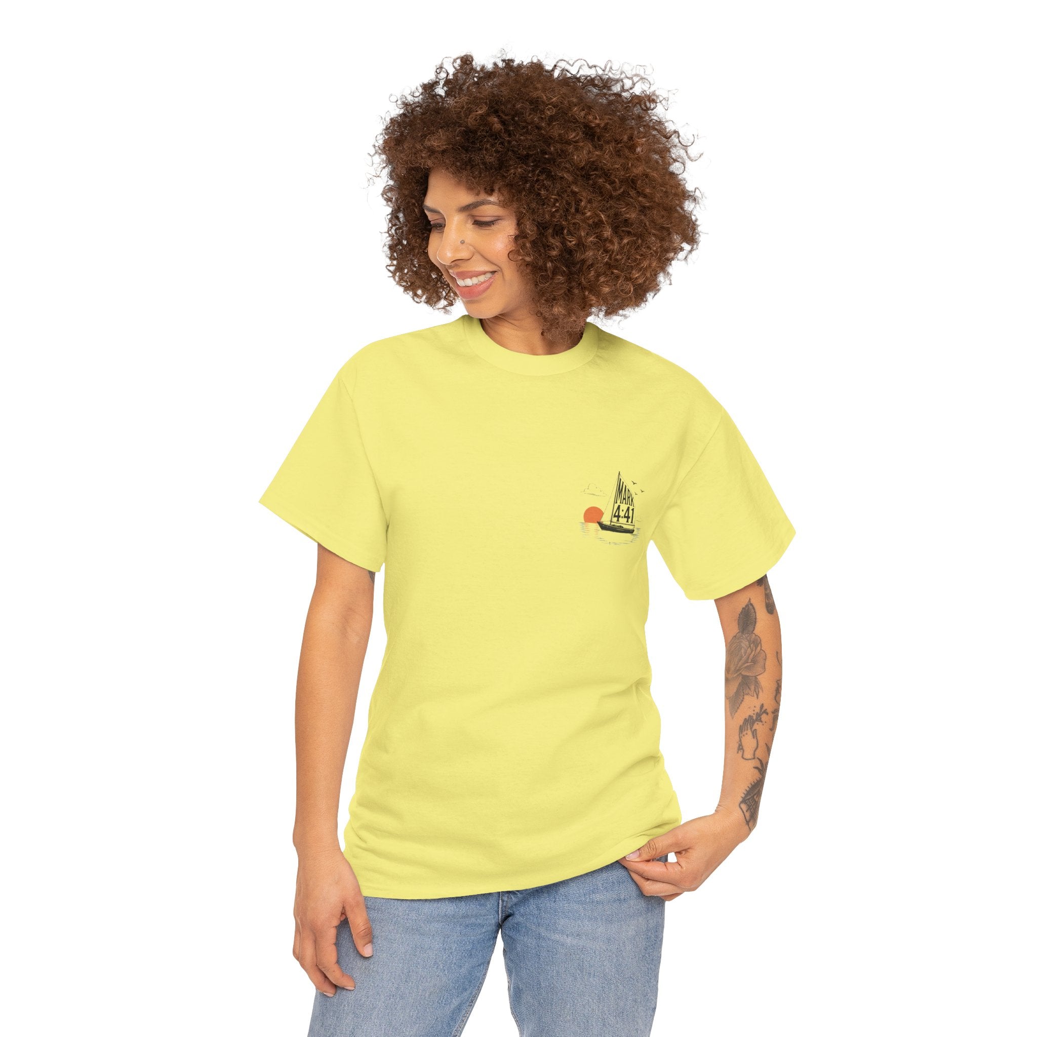 Who Is This That Even the Wind and the Waves Obey Him? - Mark 4:41 Scripture Tee