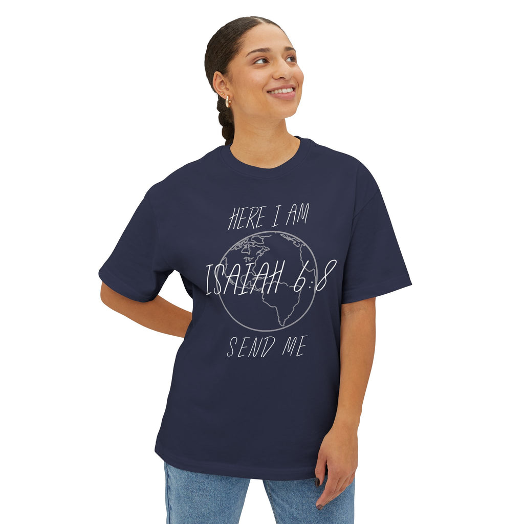 Here I Am Send Me Globe Tee
