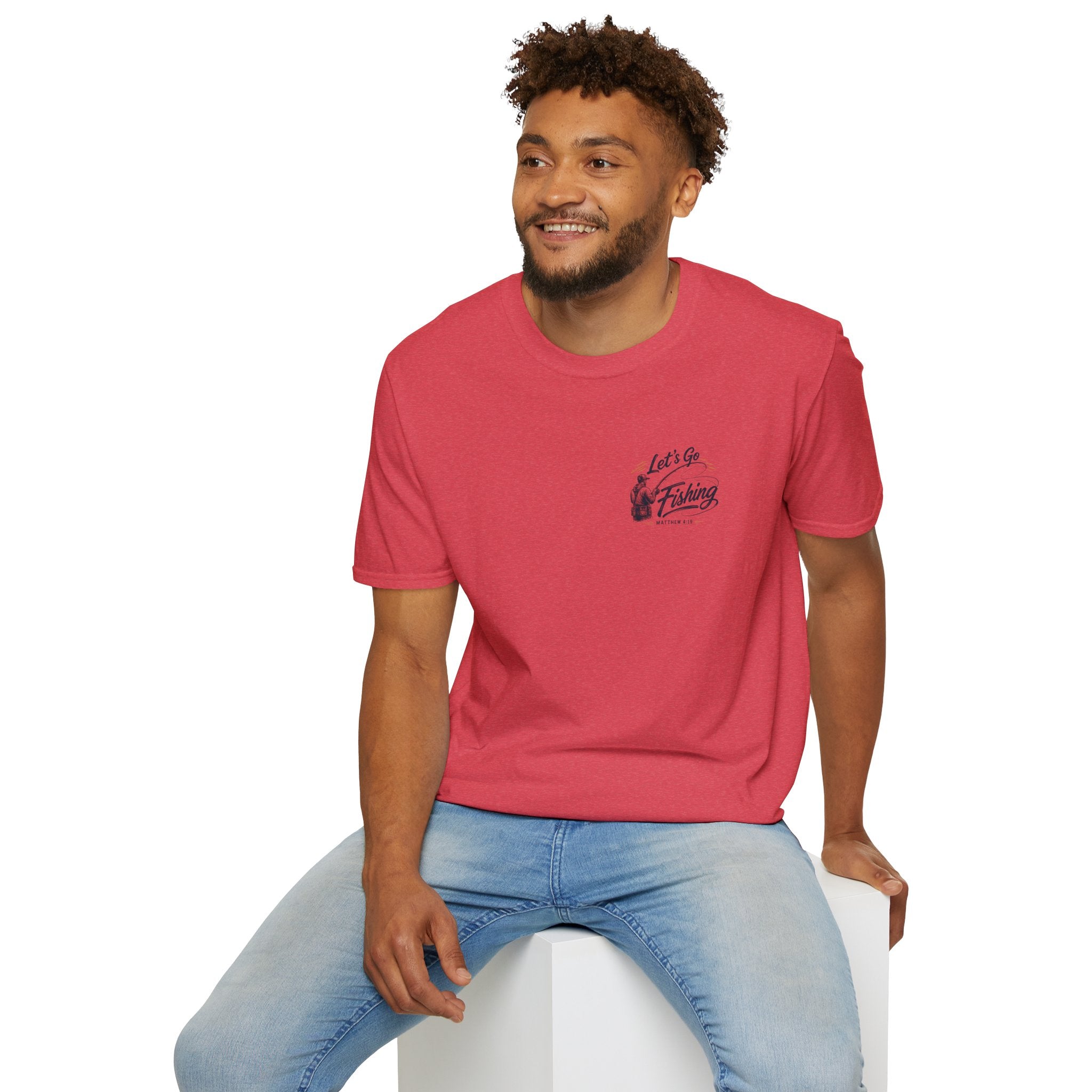 Fishing T-Shirt — "I Will Make You Fishers of Men" Fishing Tee