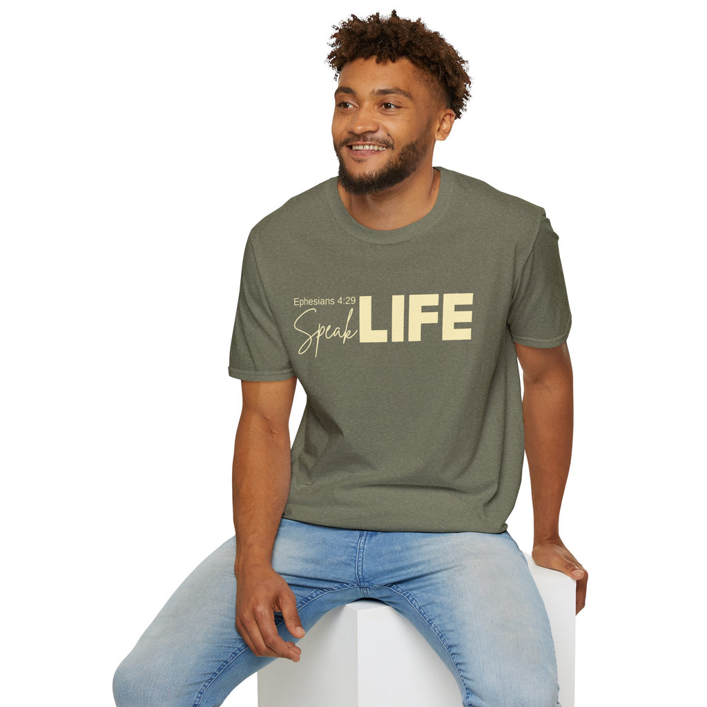 Speak Life Ephesians 4:29 Scripture T-Shirt