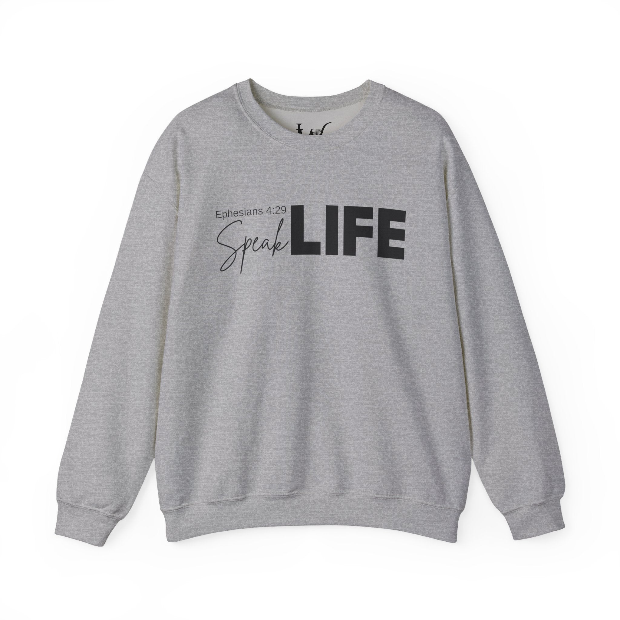 Speak Life Ephesians 4:29 Scripture Crewneck Sweatshirt