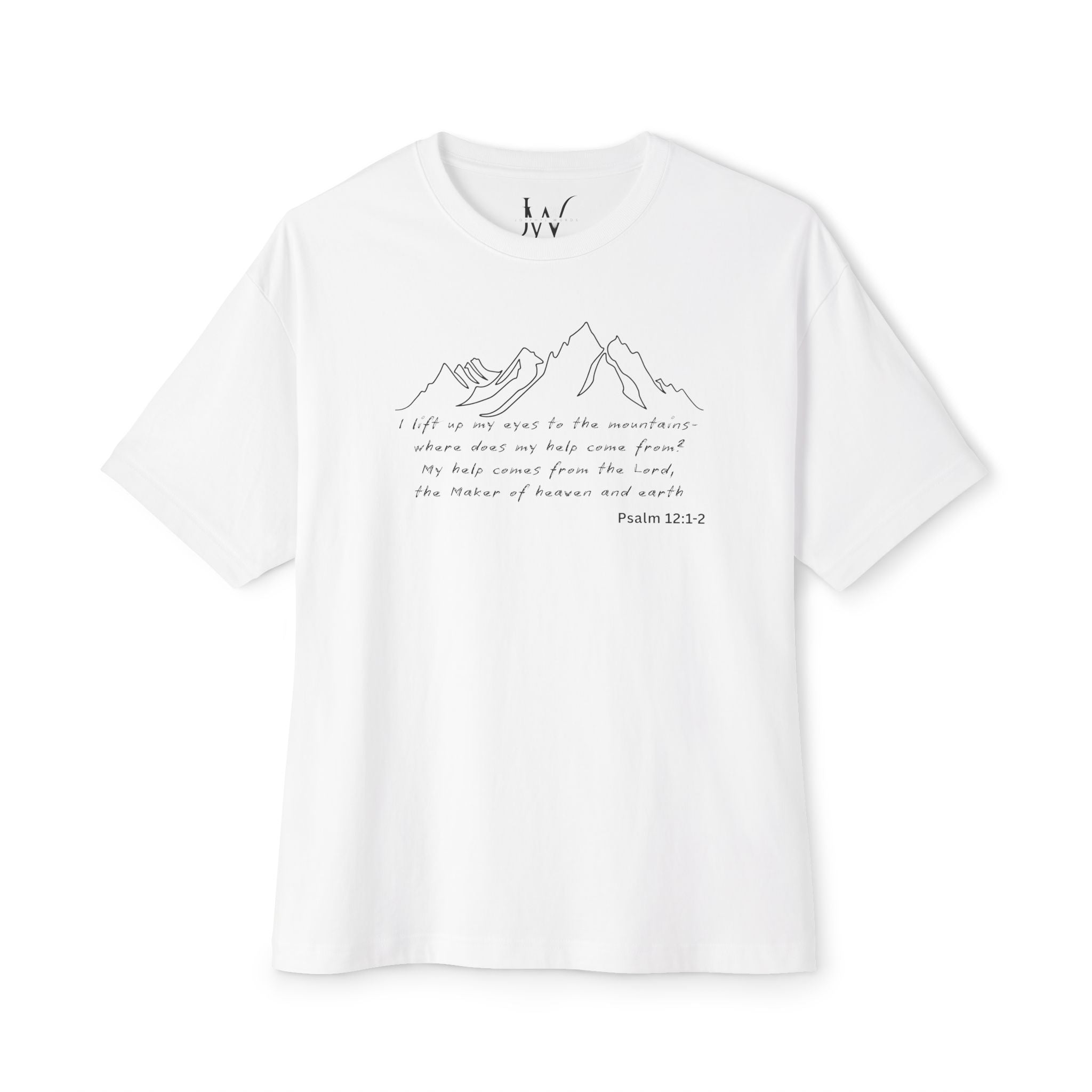 Psalm 12:1-2 Mountain T-Shirt