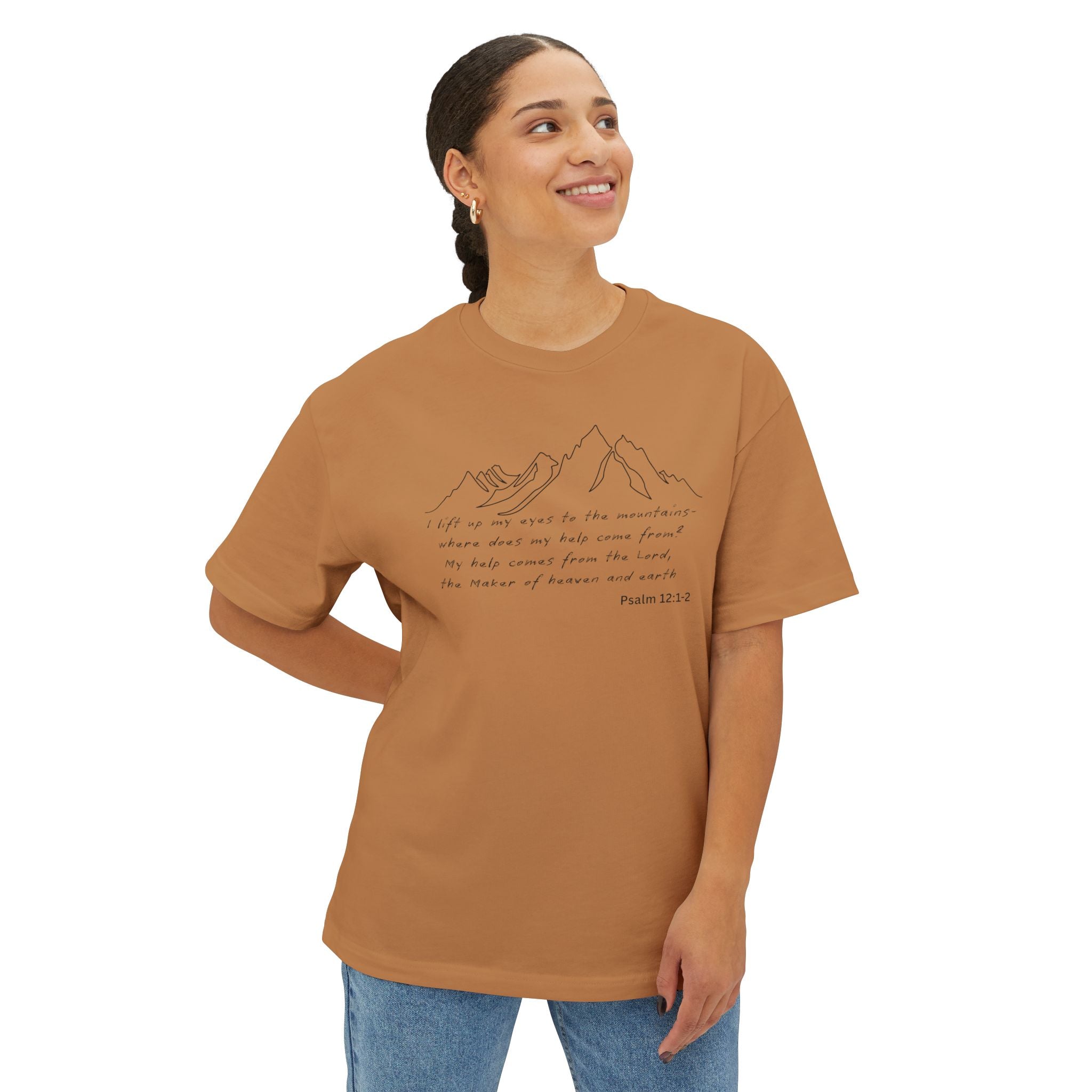 Psalm 12:1-2 Mountain T-Shirt