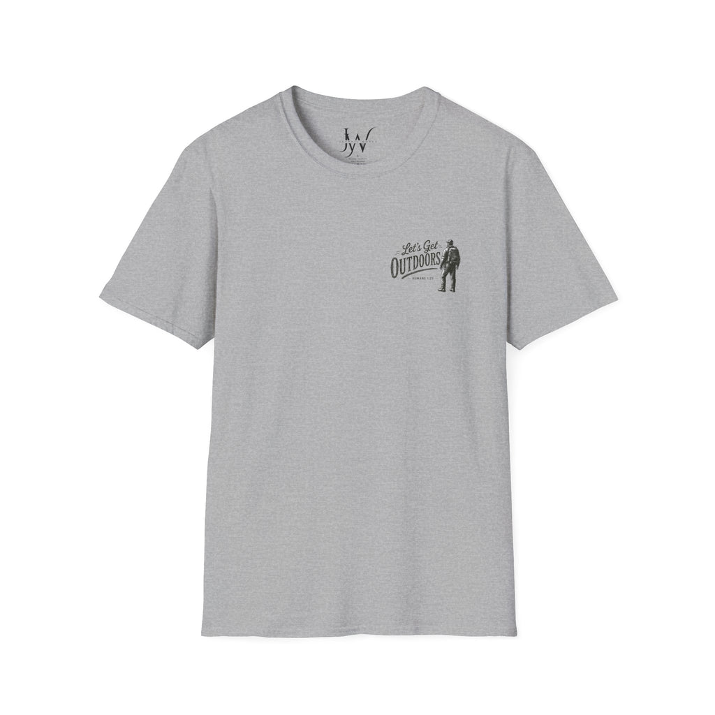 Hike Mountains Graphic — Romans 1:20 Tee