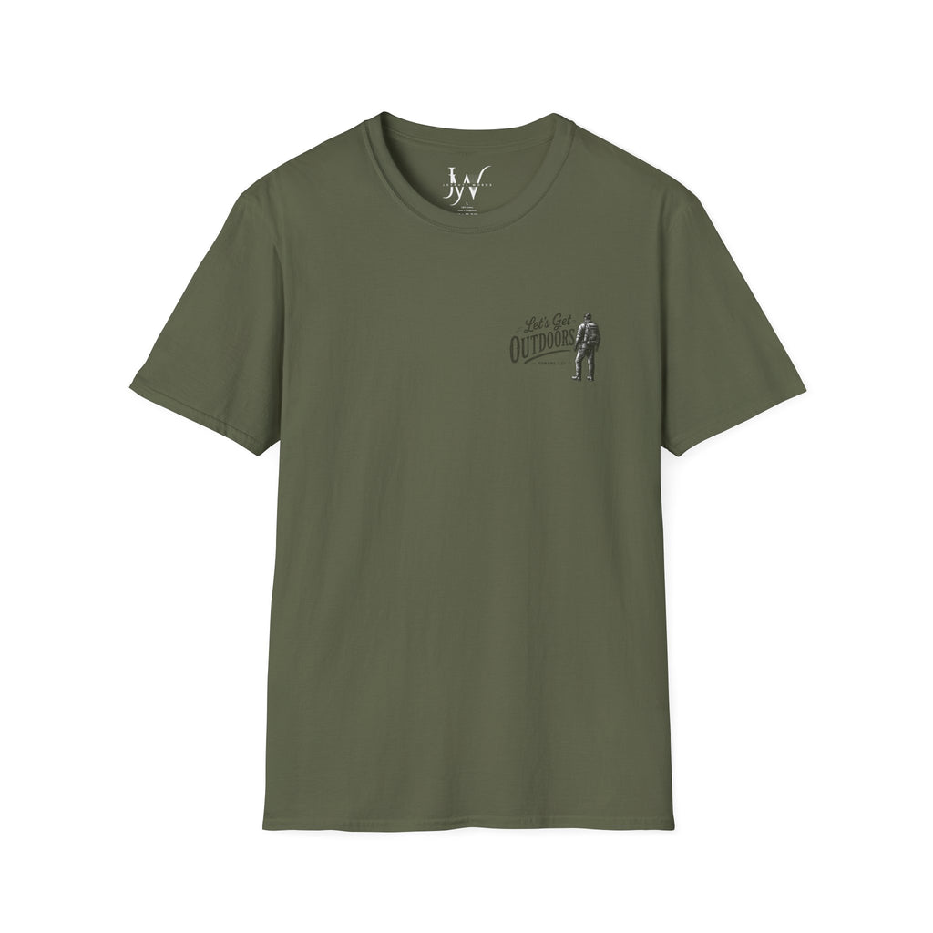 Hike Mountains Graphic — Romans 1:20 Tee