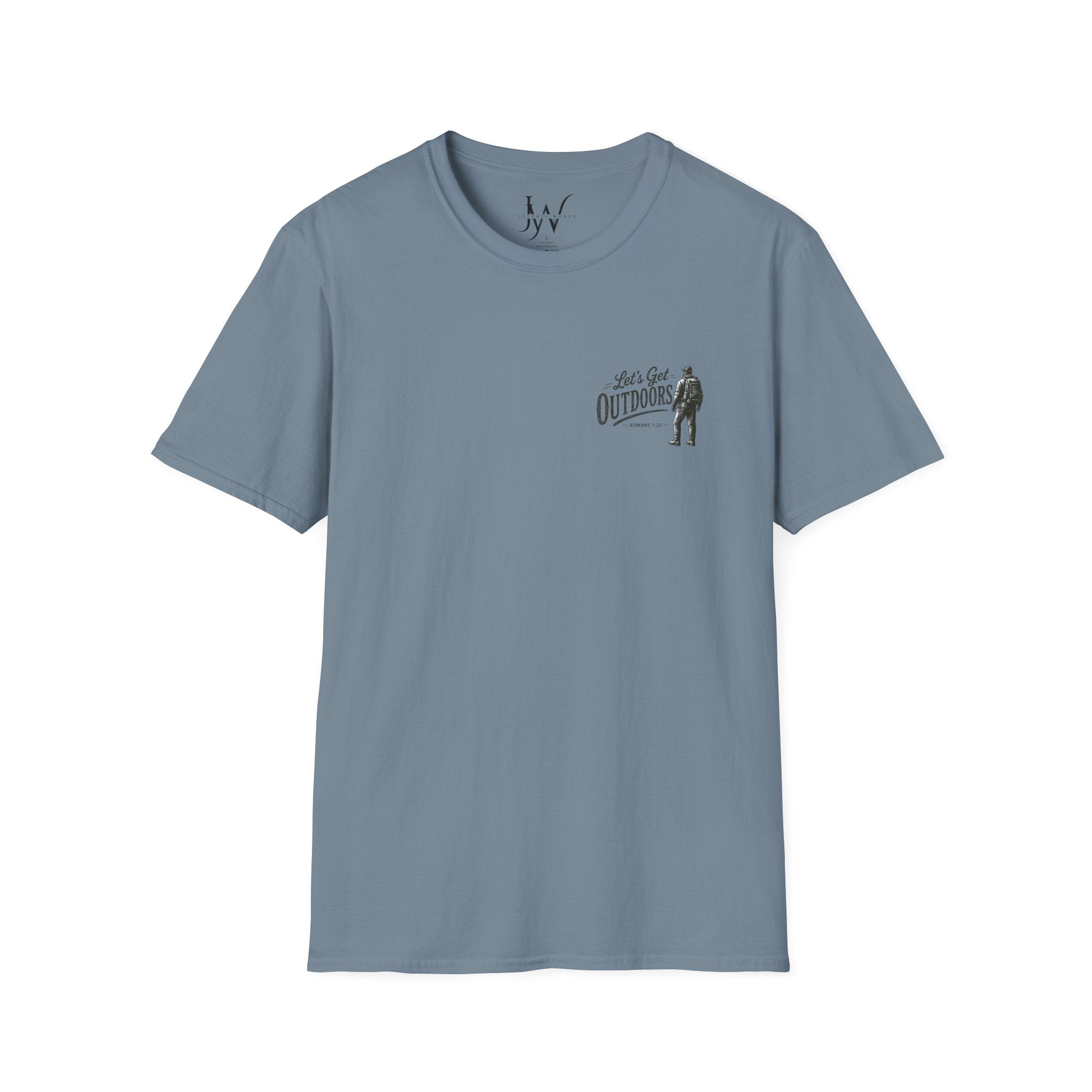 Hike Mountains Graphic — Romans 1:20 Tee