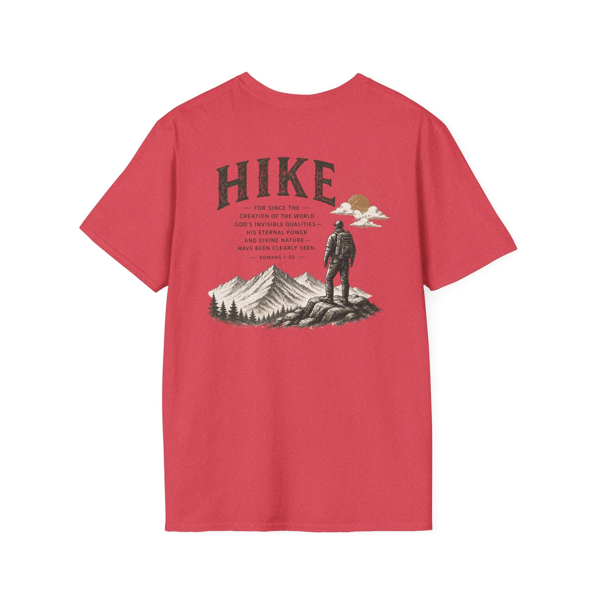 Hike Mountains Graphic — Romans 1:20 Tee