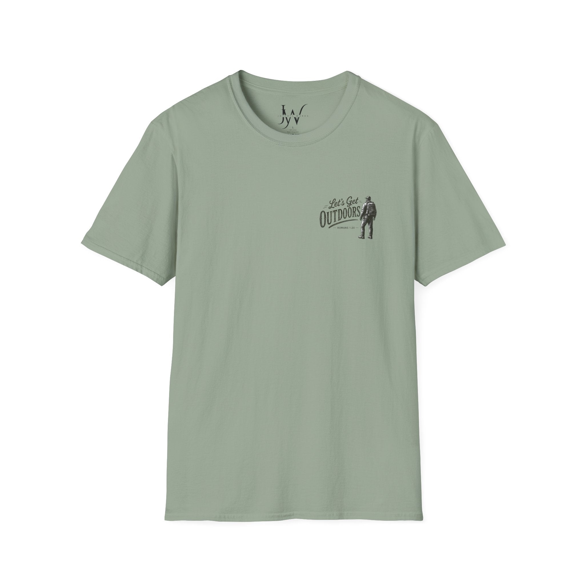 Hike Mountains Graphic — Romans 1:20 Tee