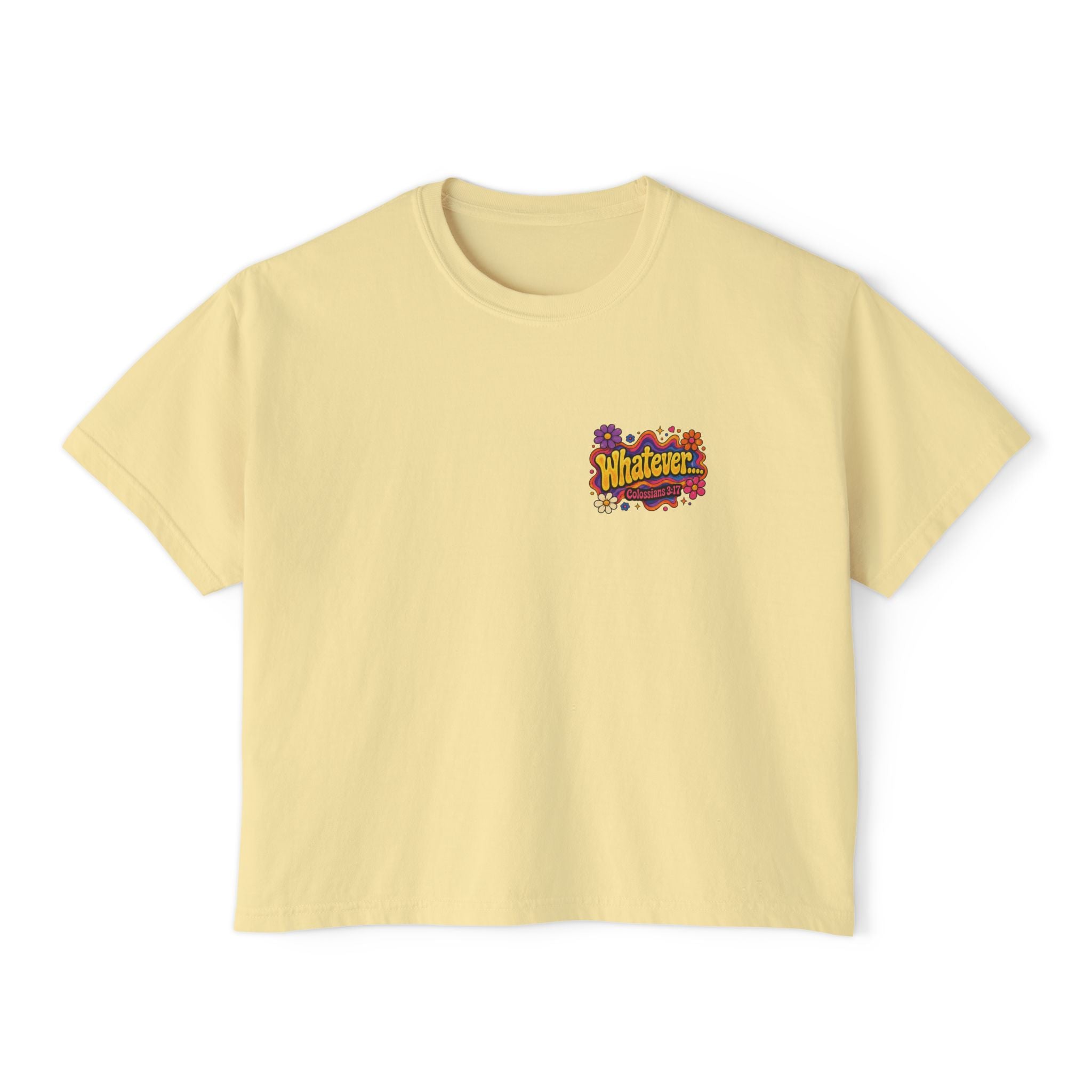 Make Jesus Smile Women's Boxy Tee — Retro Christian Graphic Tee