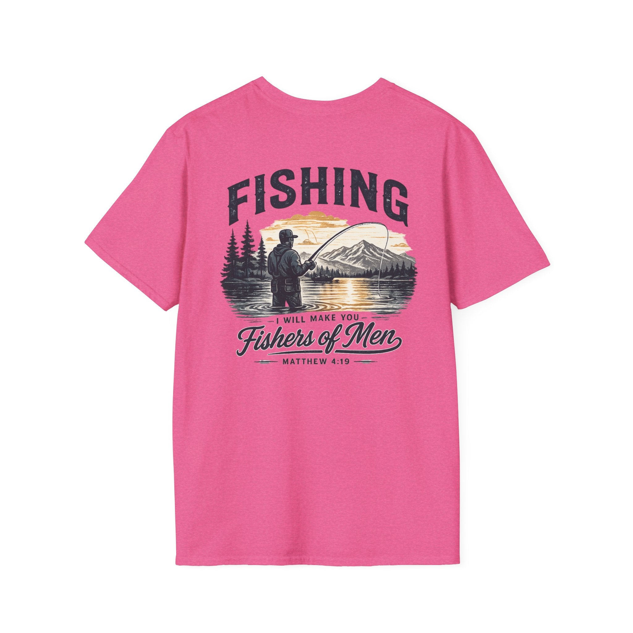 Fishing T-Shirt — "I Will Make You Fishers of Men" Fishing Tee