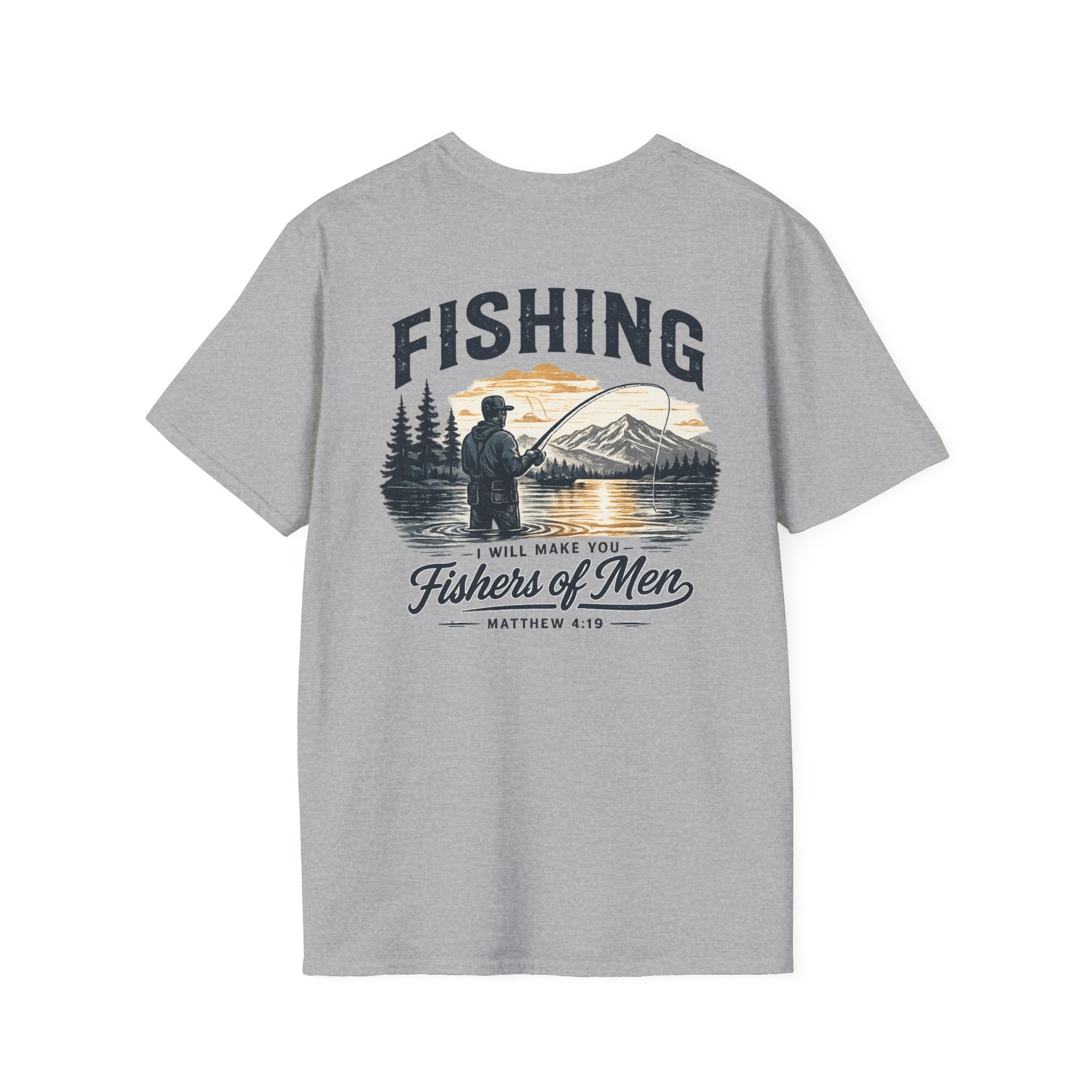 Fishing T-Shirt — "I Will Make You Fishers of Men" Fishing Tee