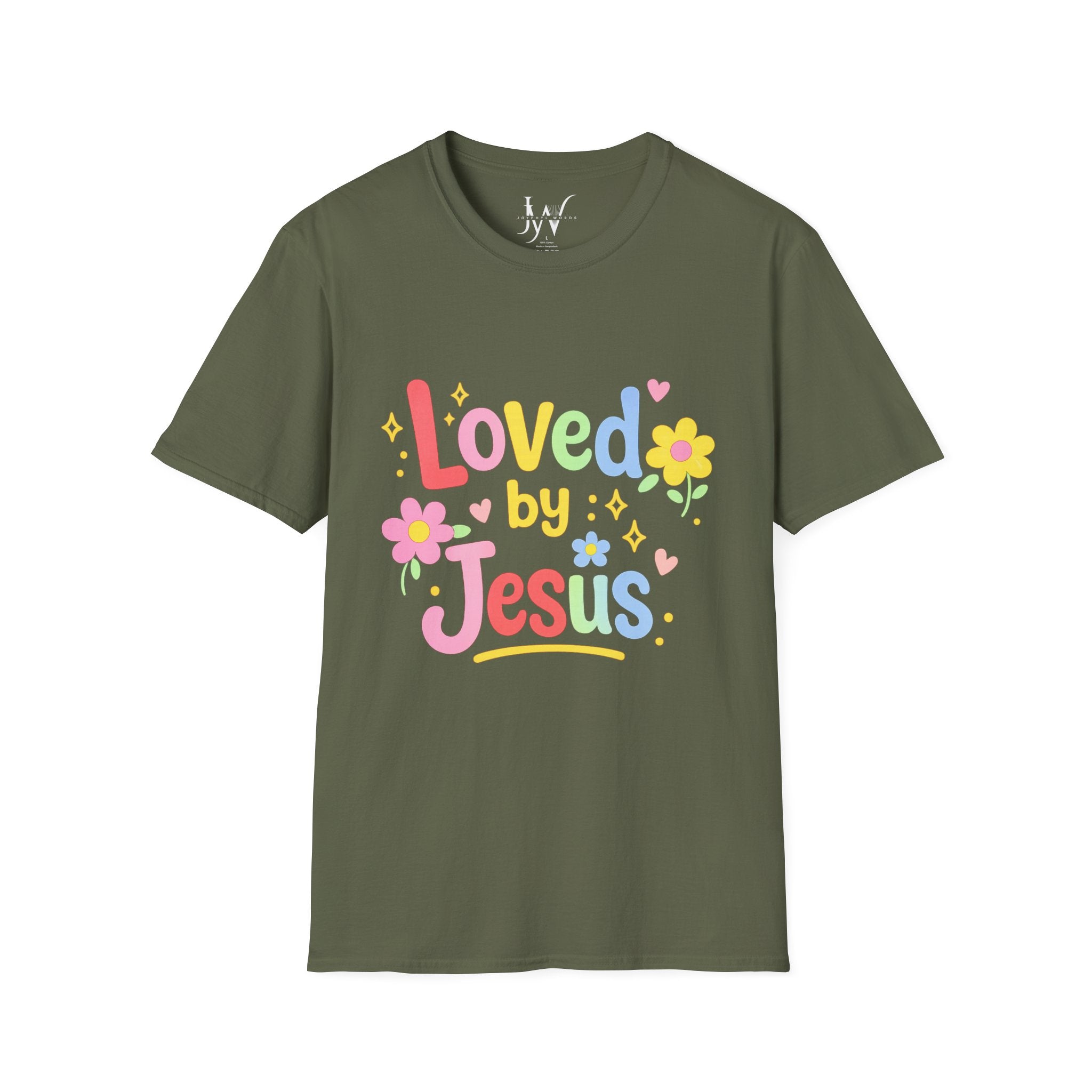 Loved by Jesus Colorful T-Shirt