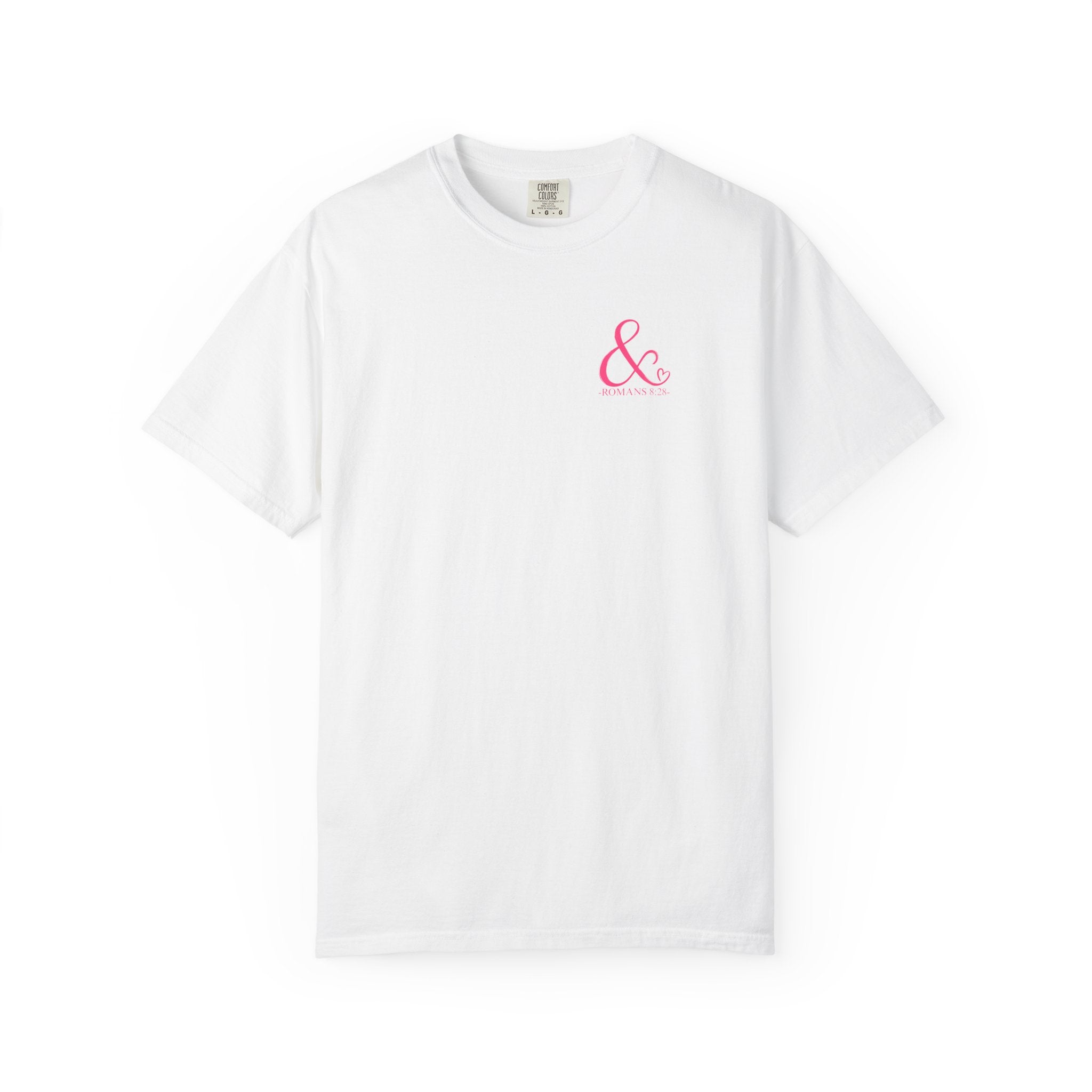 Ampersand Heart T-Shirt — Romans 8:28 Tee