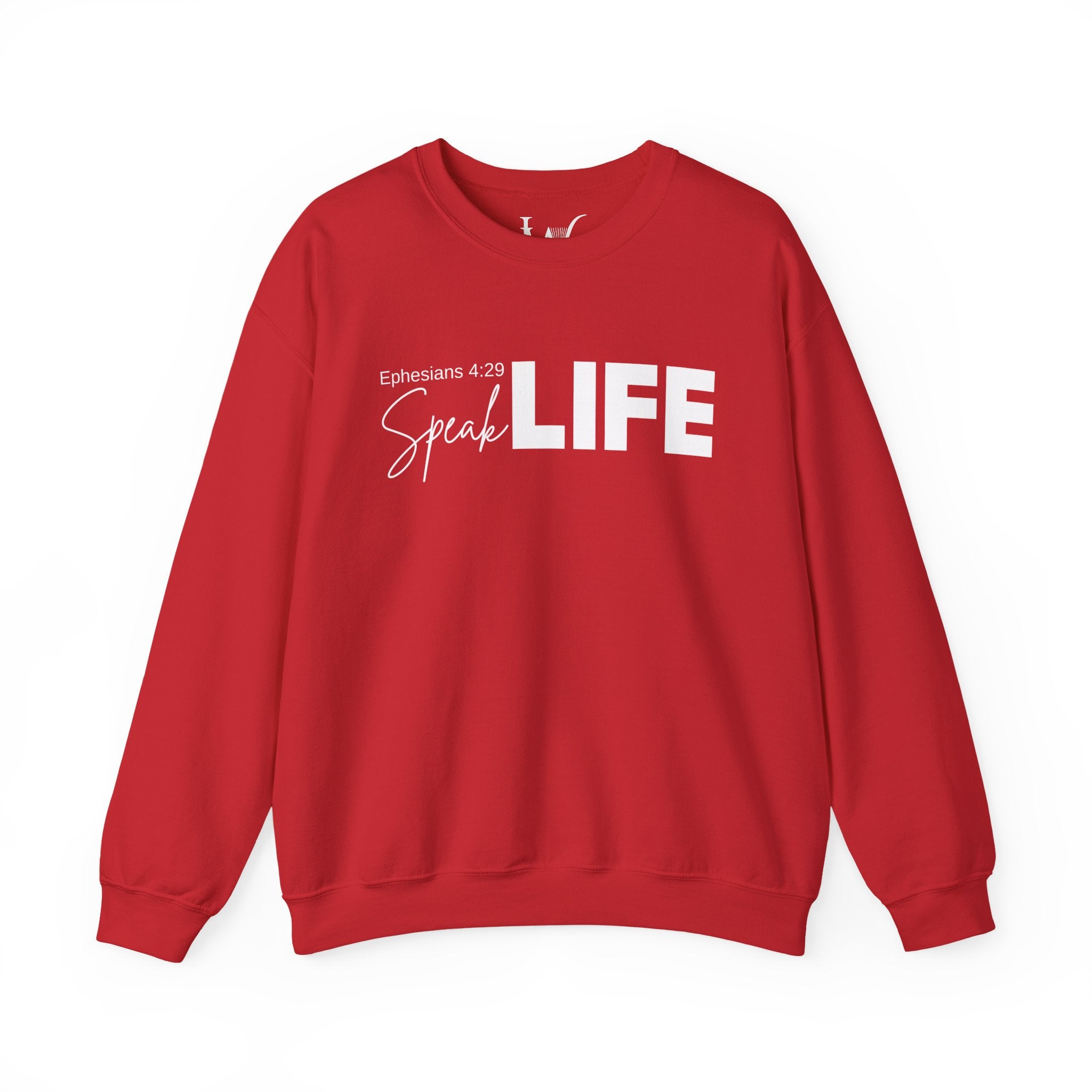 Speak Life Ephesians 4:29 Scripture Crewneck Sweatshirt