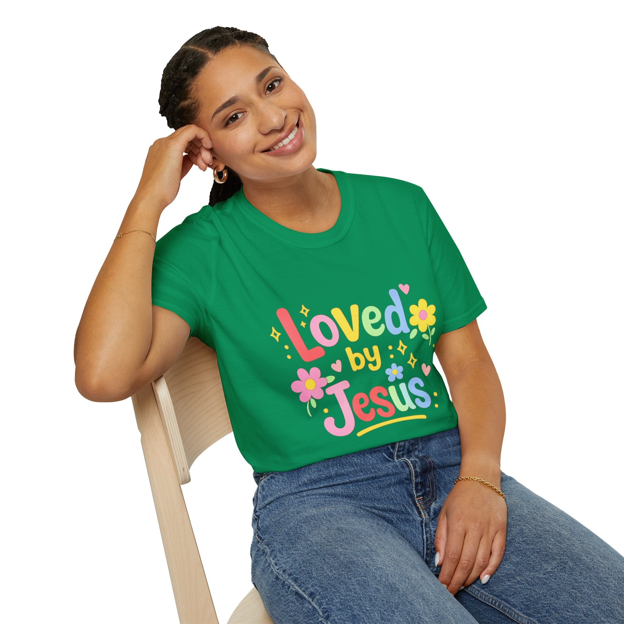 Loved by Jesus Colorful T-Shirt