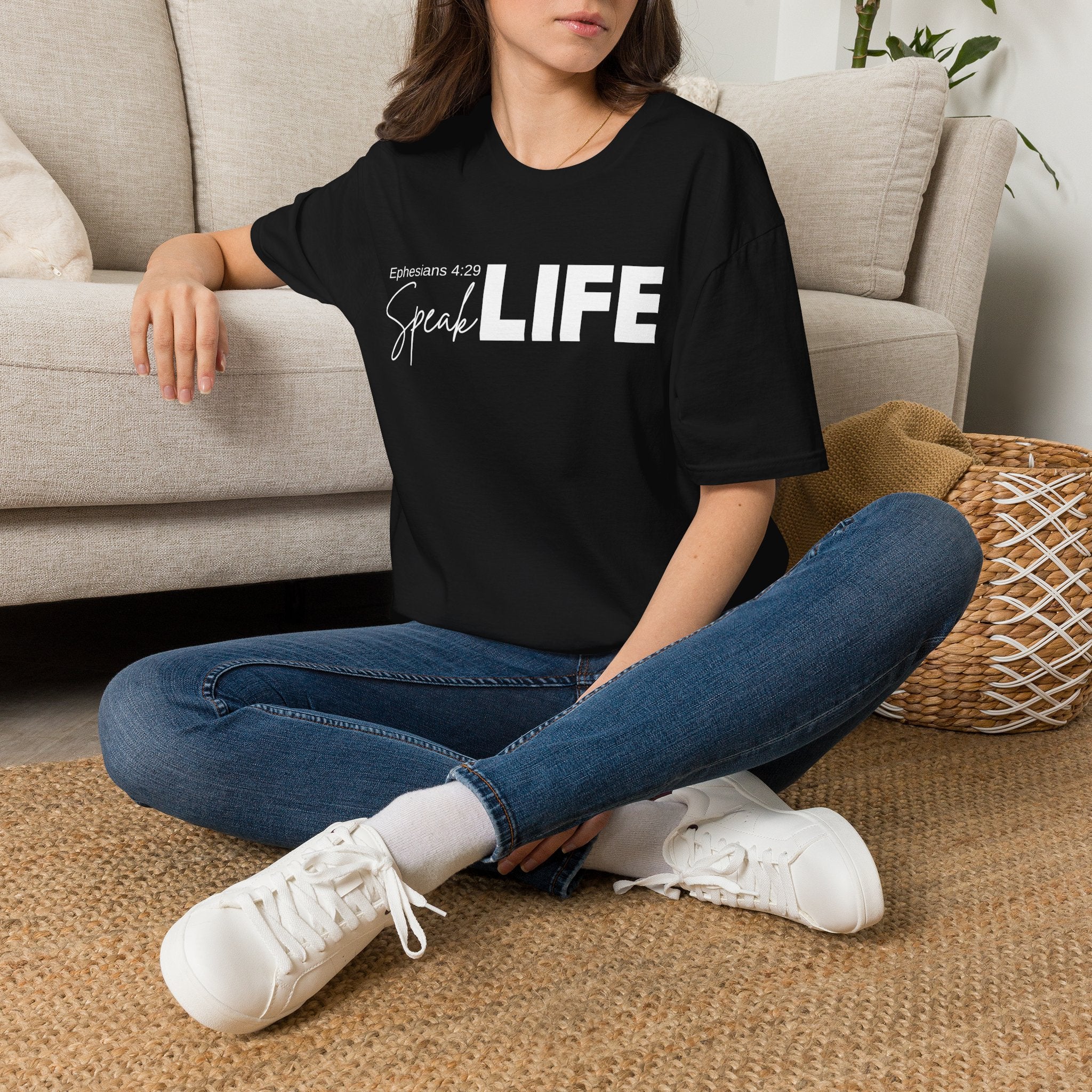 Speak Life Ephesians 4:29 Scripture T-Shirt