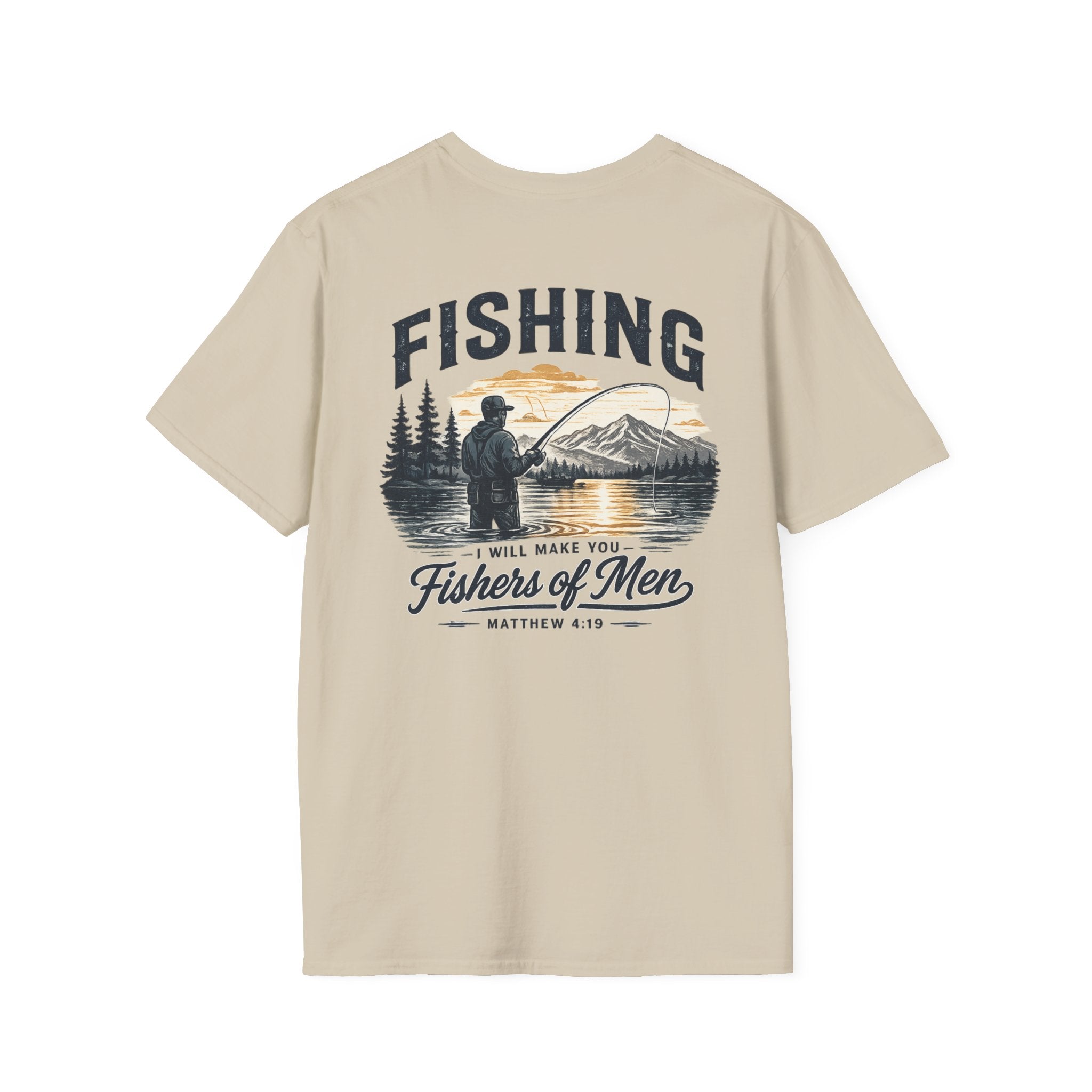 Fishing T-Shirt — "I Will Make You Fishers of Men" Fishing Tee