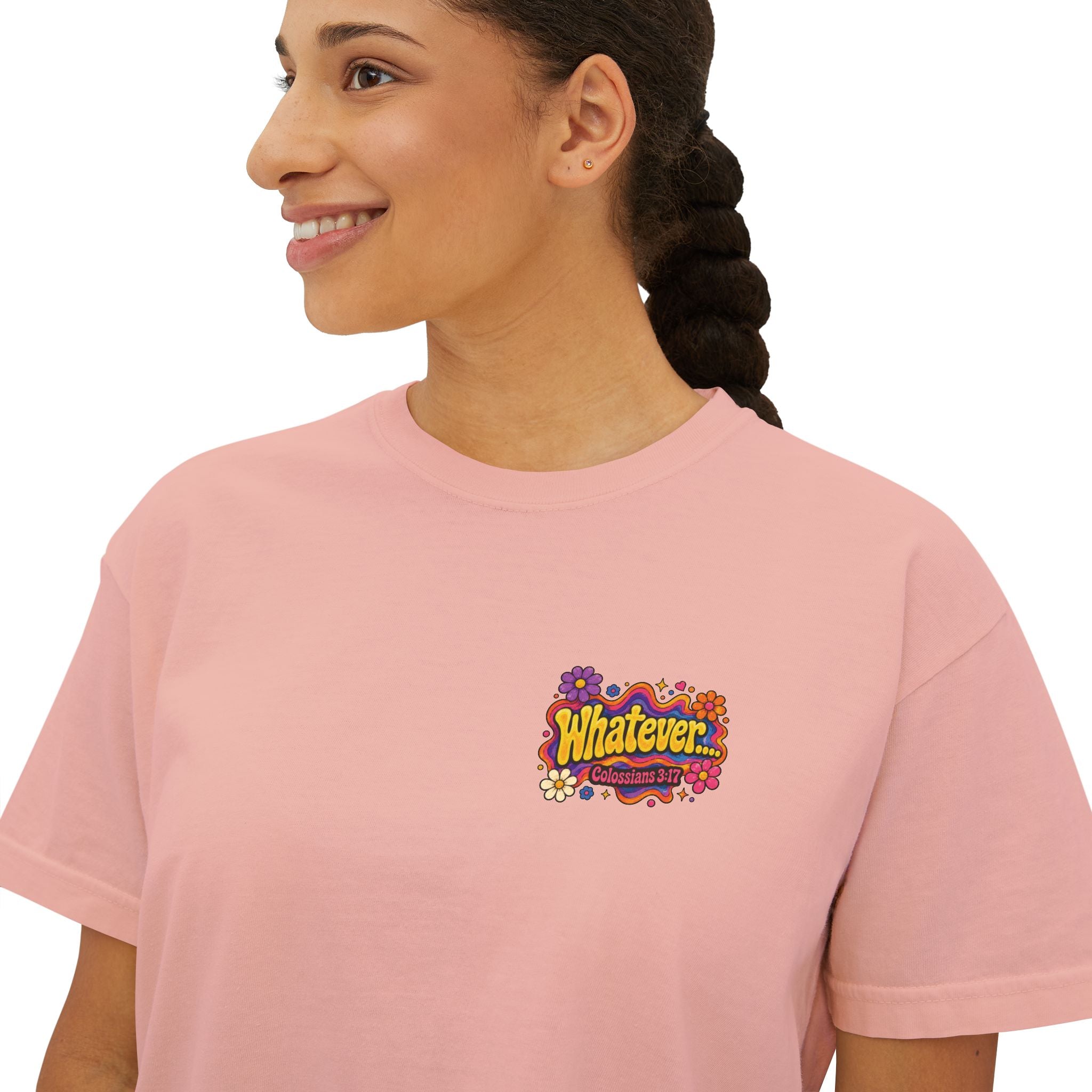 Make Jesus Smile Women's Boxy Tee — Retro Christian Graphic Tee