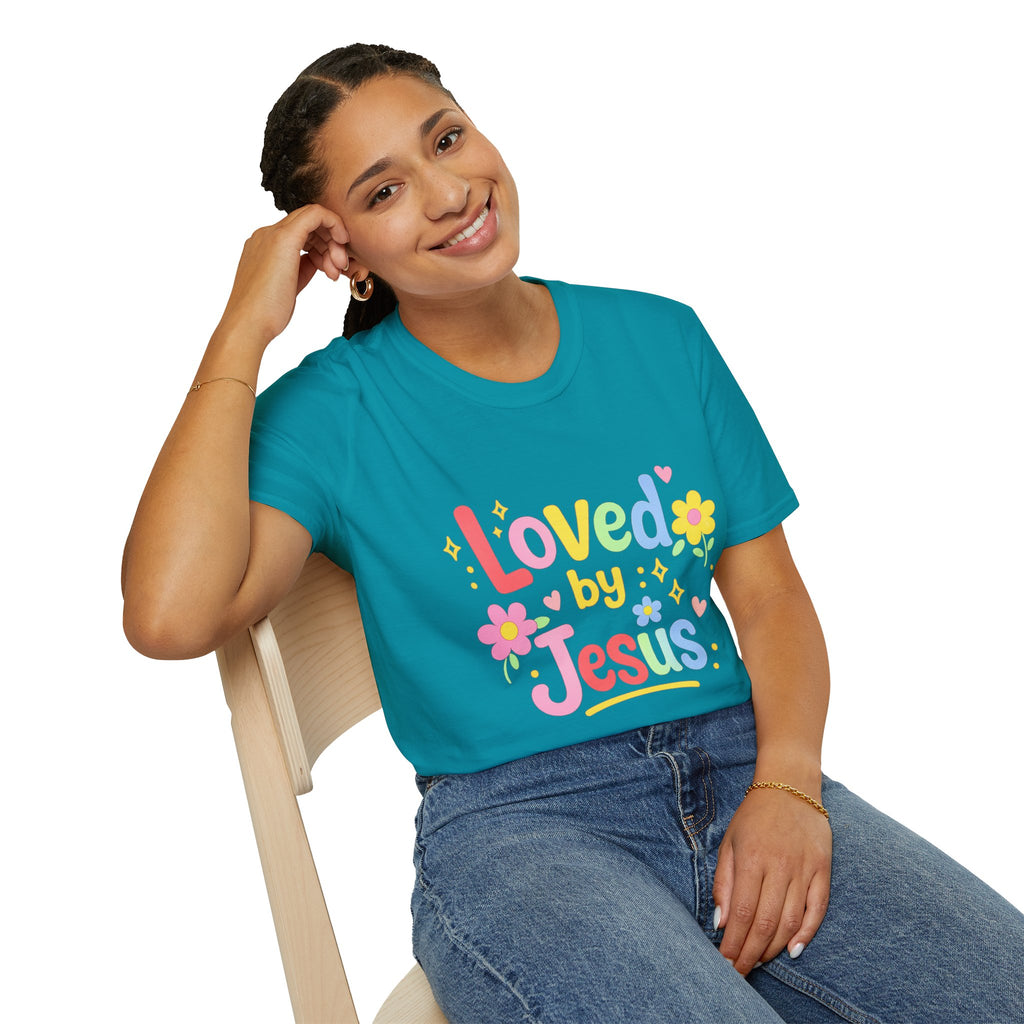 Loved by Jesus Colorful T-Shirt
