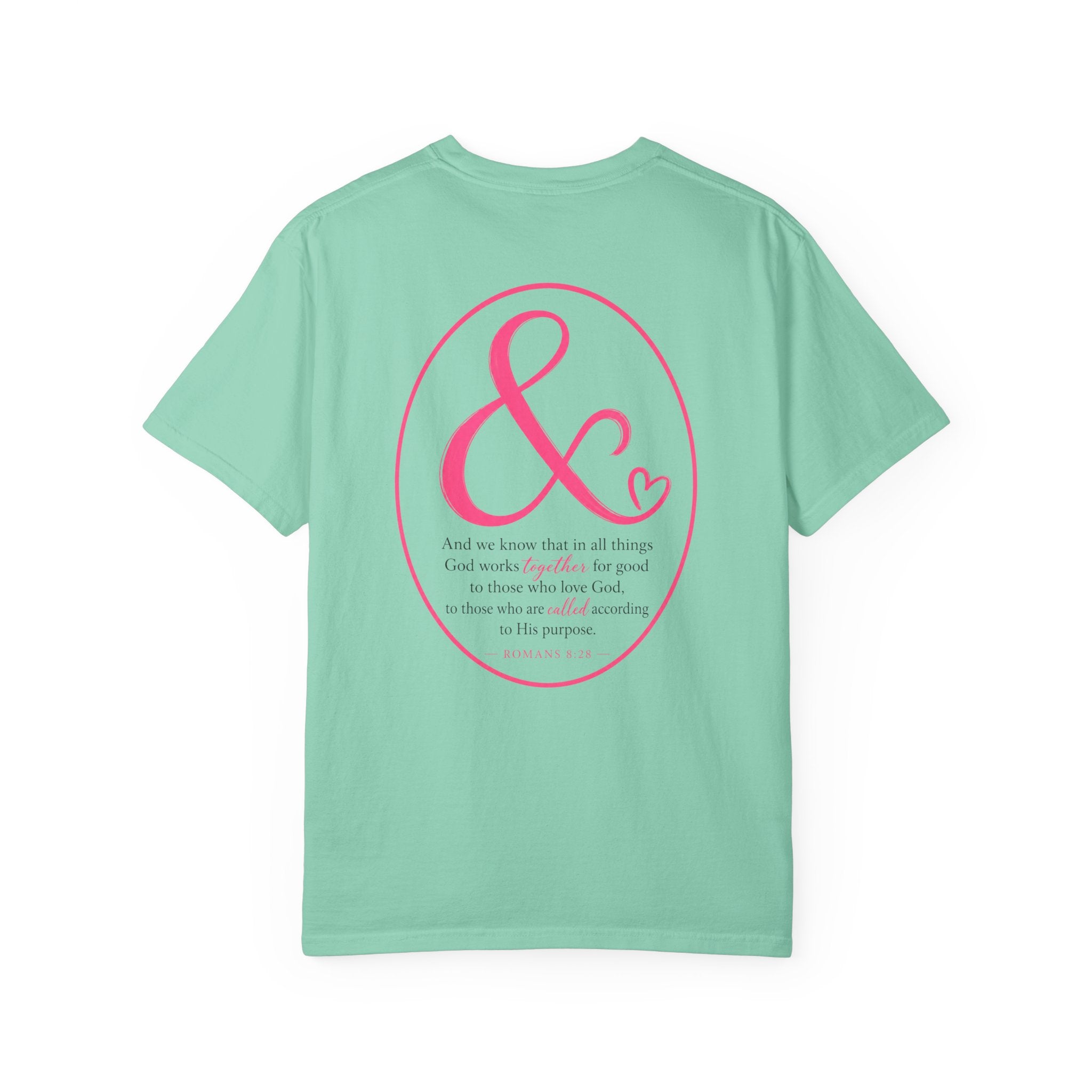 Ampersand Heart T-Shirt — Romans 8:28 Tee