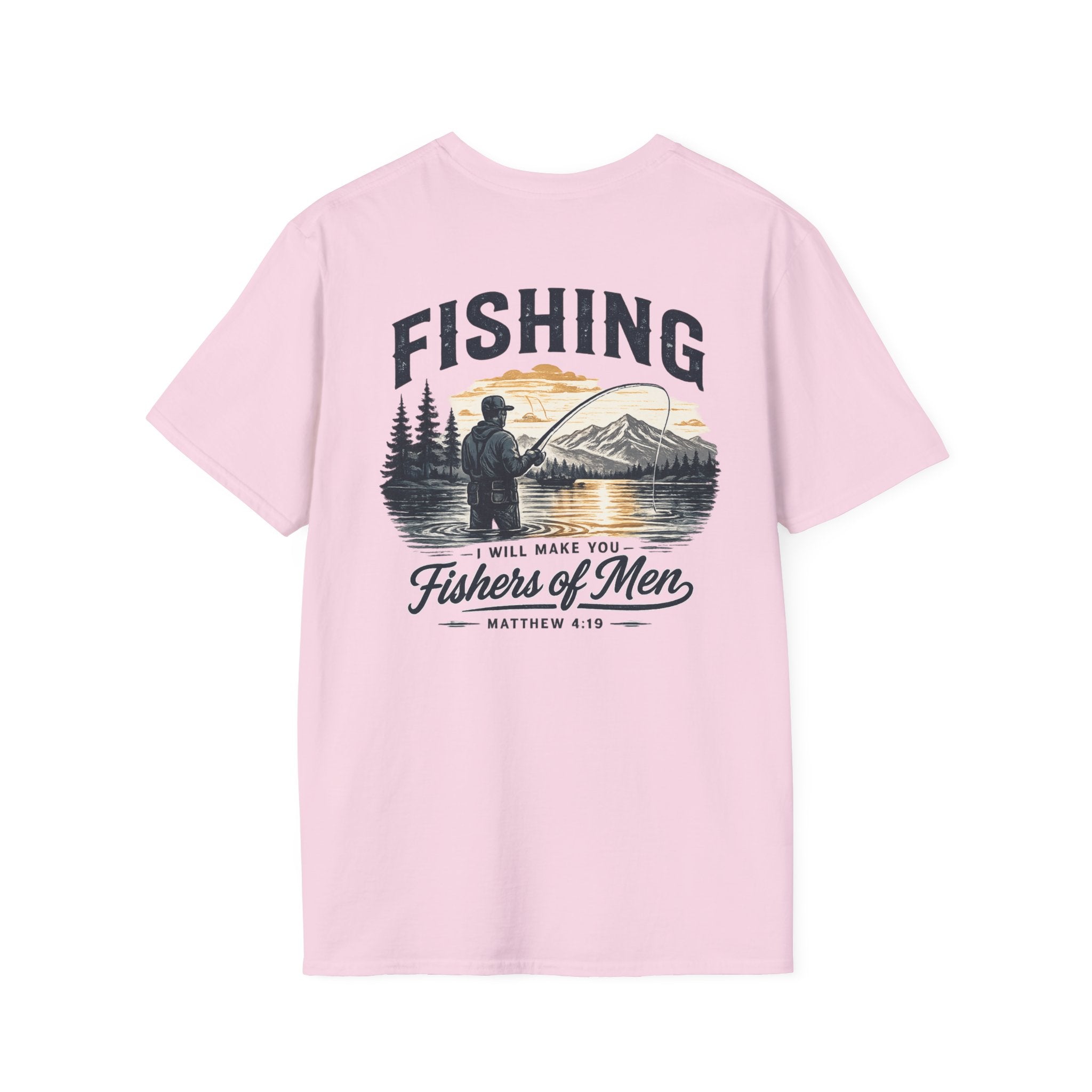 Fishing T-Shirt — "I Will Make You Fishers of Men" Fishing Tee